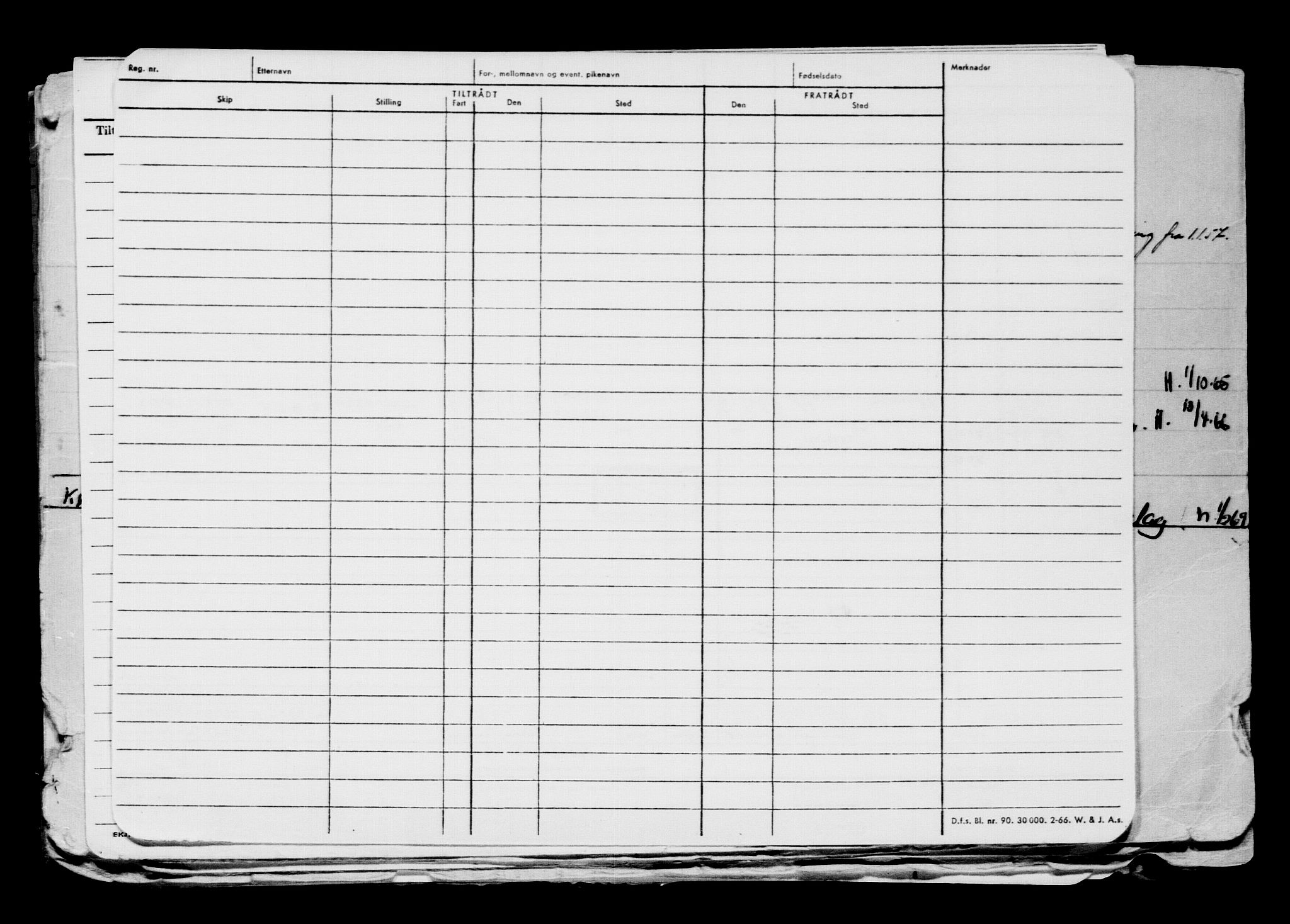 Direktoratet for sjømenn, AV/RA-S-3545/G/Gb/L0156: Hovedkort, 1918, p. 12