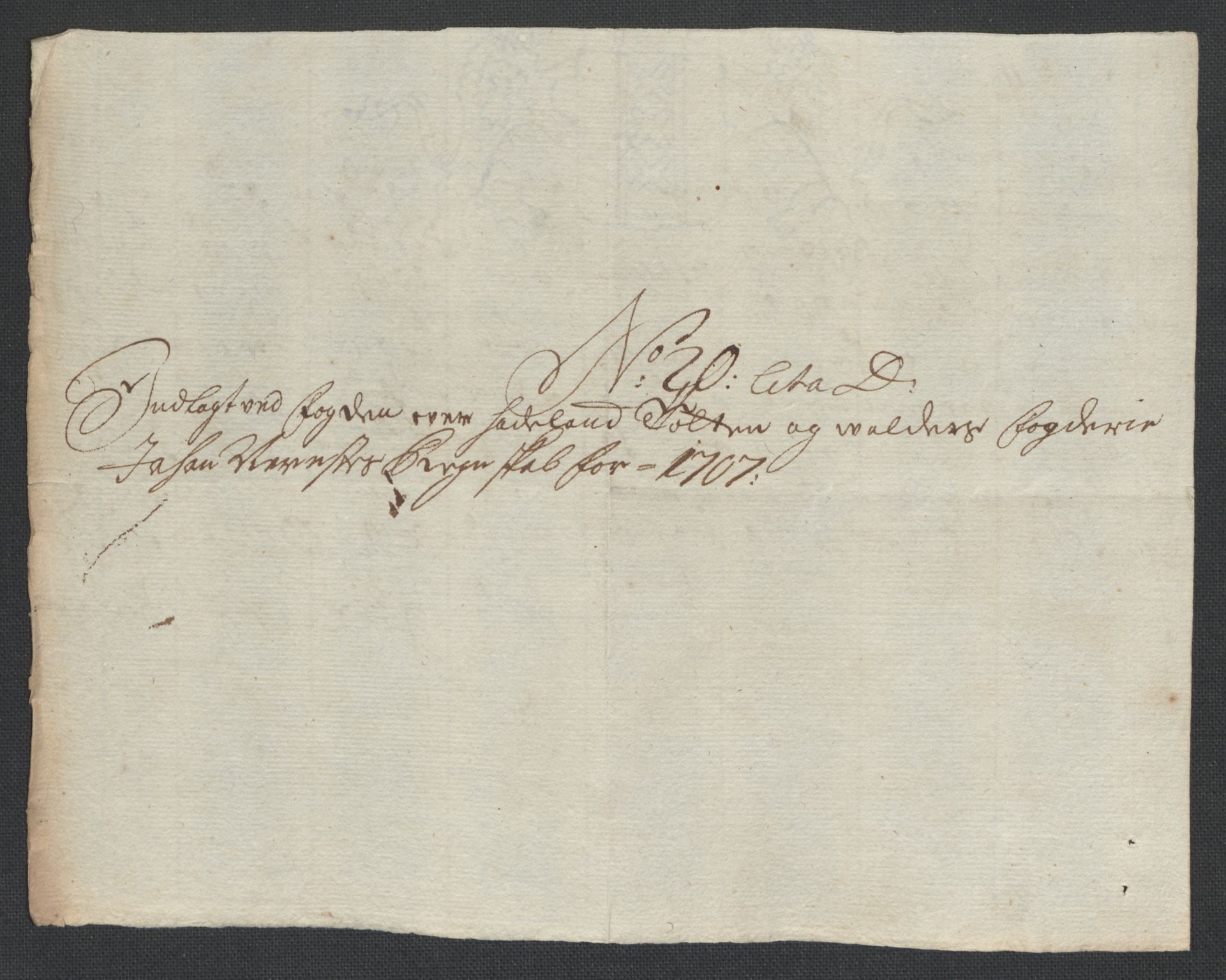 Rentekammeret inntil 1814, Reviderte regnskaper, Fogderegnskap, RA/EA-4092/R18/L1305: Fogderegnskap Hadeland, Toten og Valdres, 1707-1708, p. 328