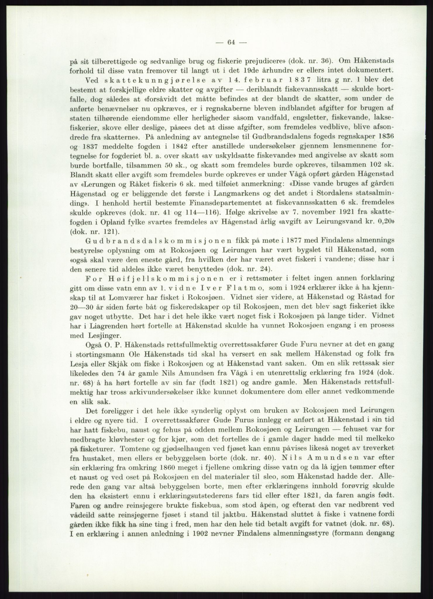 Høyfjellskommisjonen, AV/RA-S-1546/X/Xa/L0001: Nr. 1-33, 1909-1953, p. 5611