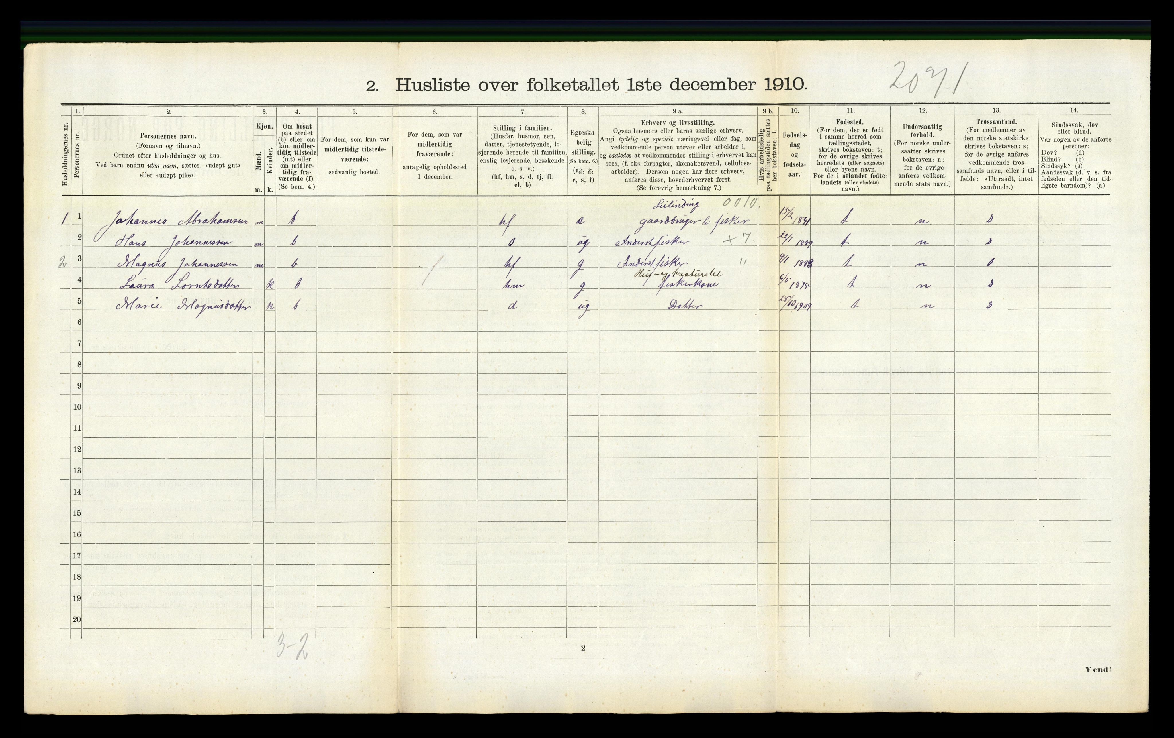 RA, 1910 census for Edøy, 1910, p. 795