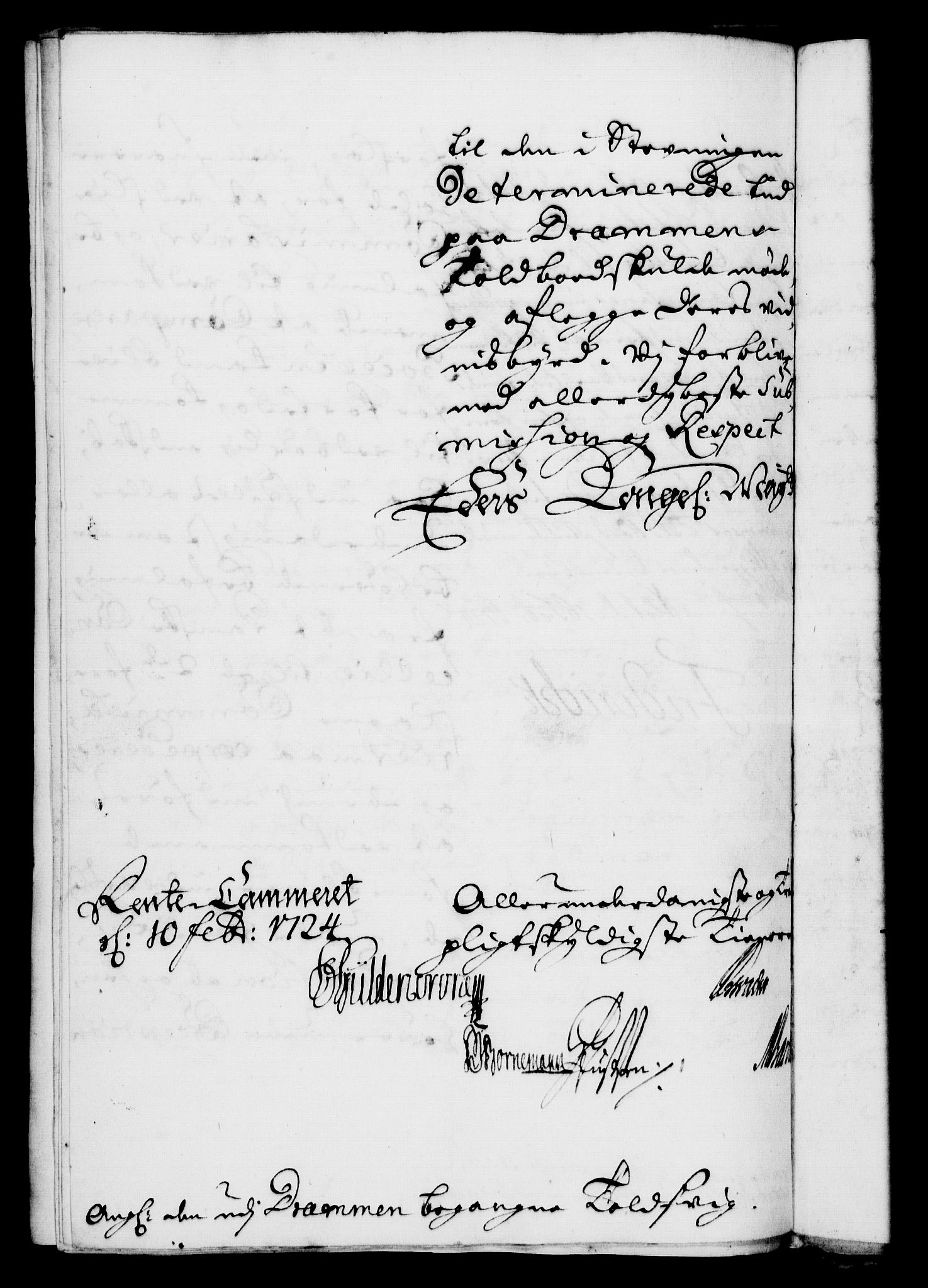 Rentekammeret, Kammerkanselliet, RA/EA-3111/G/Gf/Gfa/L0007: Norsk relasjons- og resolusjonsprotokoll (merket RK 52.7), 1724, p. 221