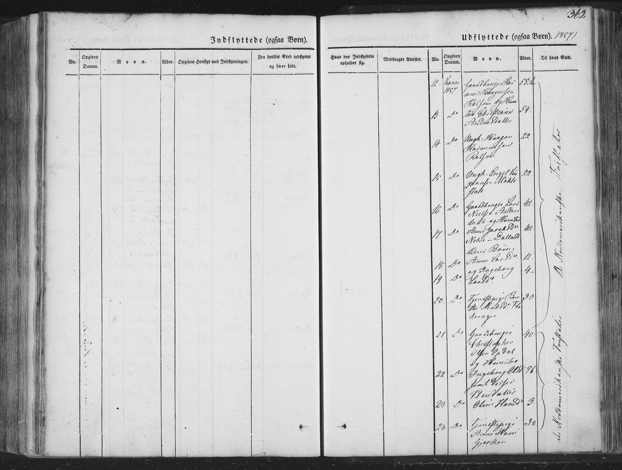 Tysnes sokneprestembete, AV/SAB-A-78601/H/Haa: Parish register (official) no. A 10, 1848-1859, p. 362