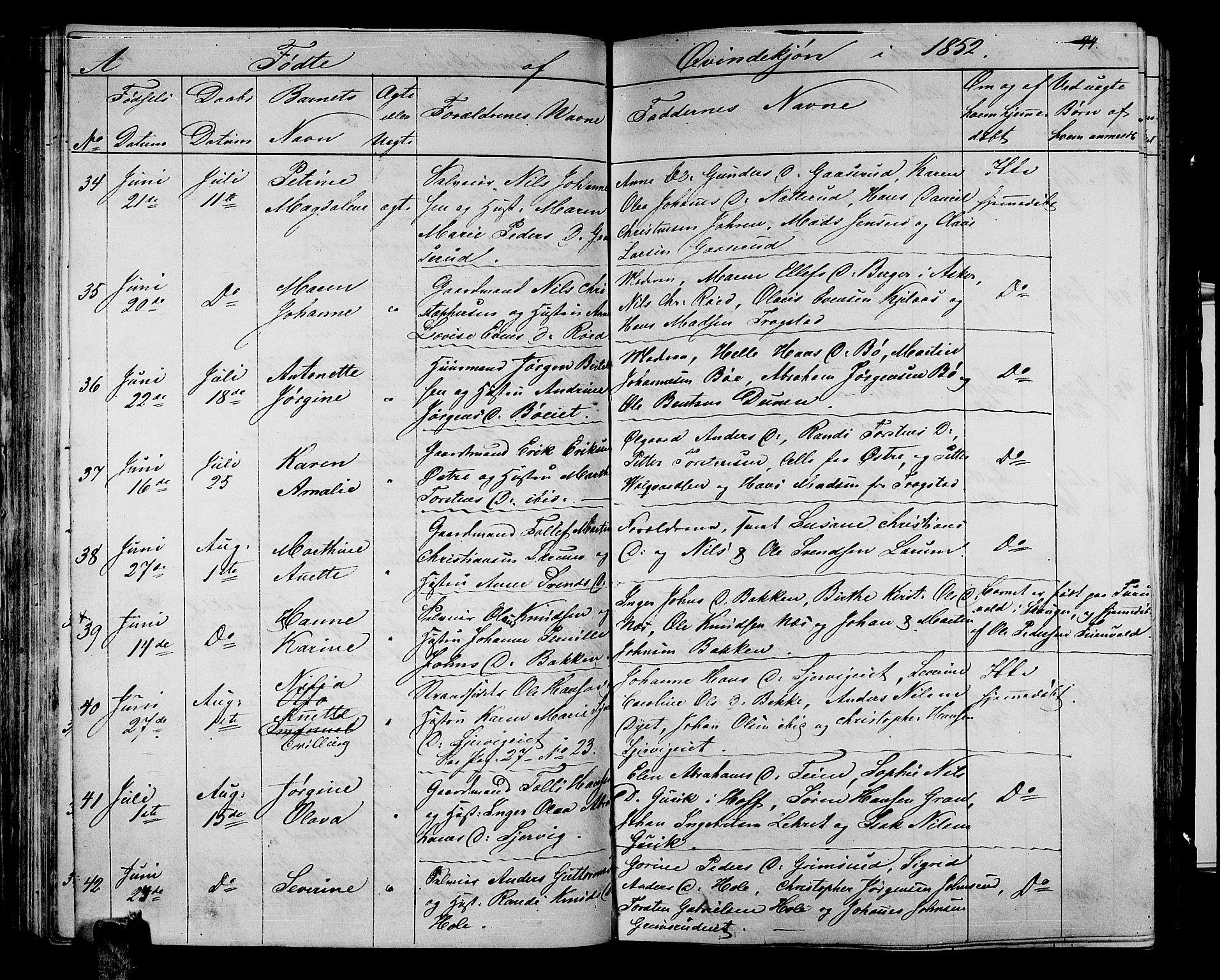 Sande Kirkebøker, AV/SAKO-A-53/G/Ga/L0002: Parish register (copy) no. 2, 1847-1863, p. 94