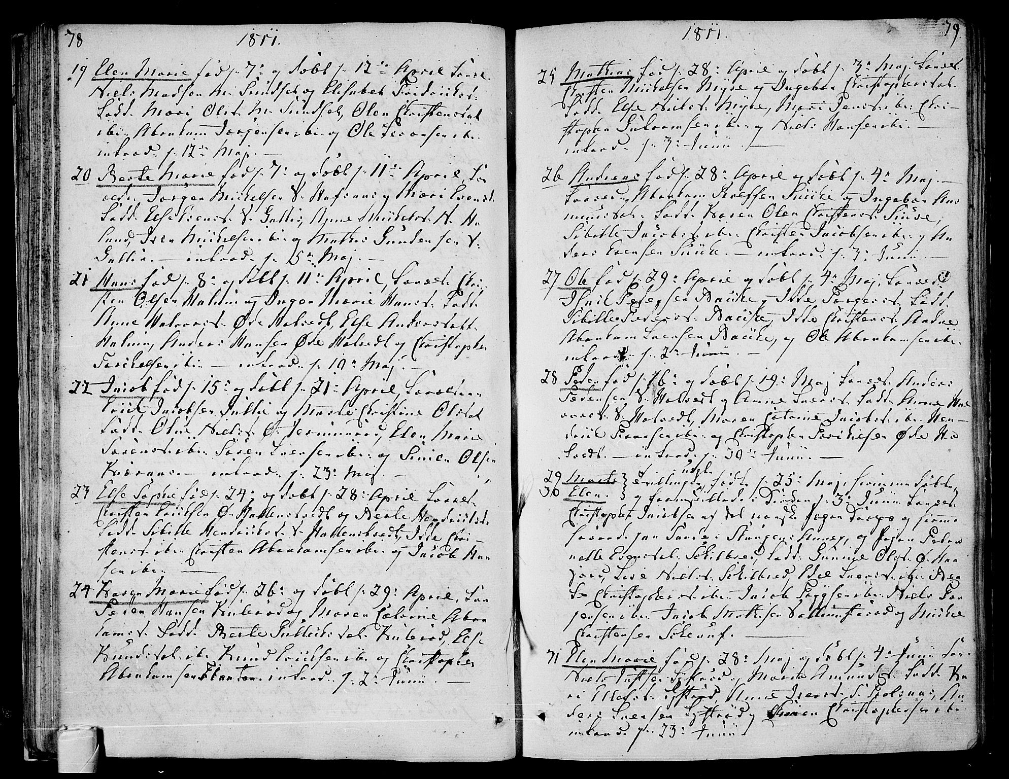 Andebu kirkebøker, AV/SAKO-A-336/F/Fa/L0003: Parish register (official) no. 3 /1, 1803-1828, p. 78-79