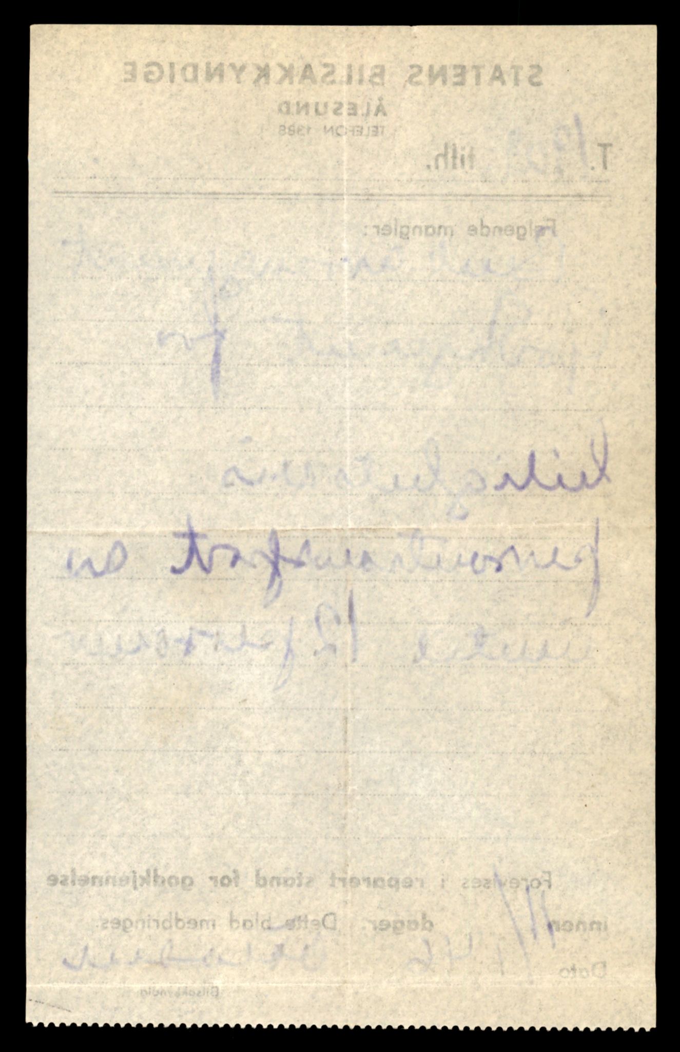 Møre og Romsdal vegkontor - Ålesund trafikkstasjon, AV/SAT-A-4099/F/Fe/L0033: Registreringskort for kjøretøy T 12151 - T 12474, 1927-1998, p. 1080