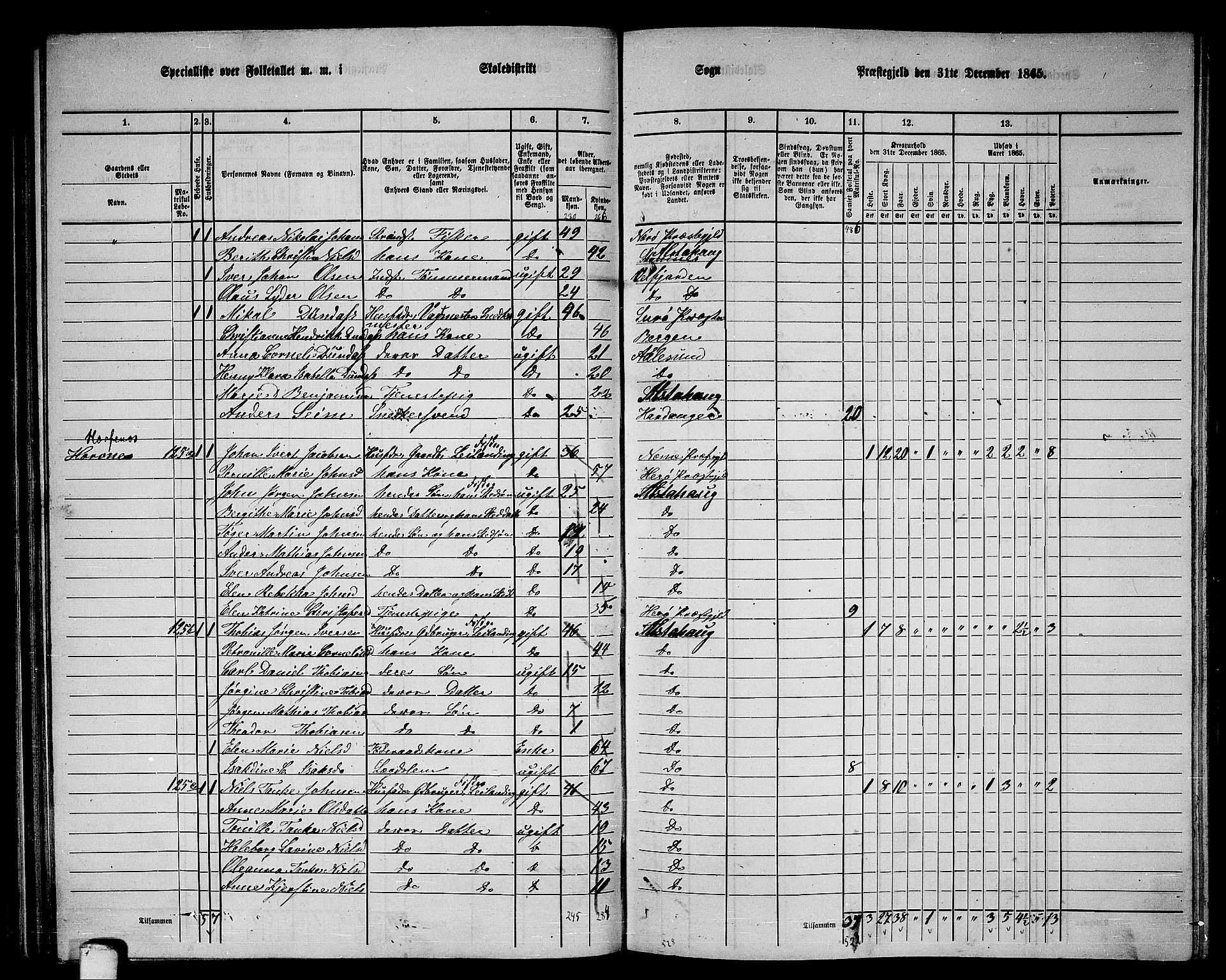 RA, 1865 census for Alstahaug, 1865, p. 80