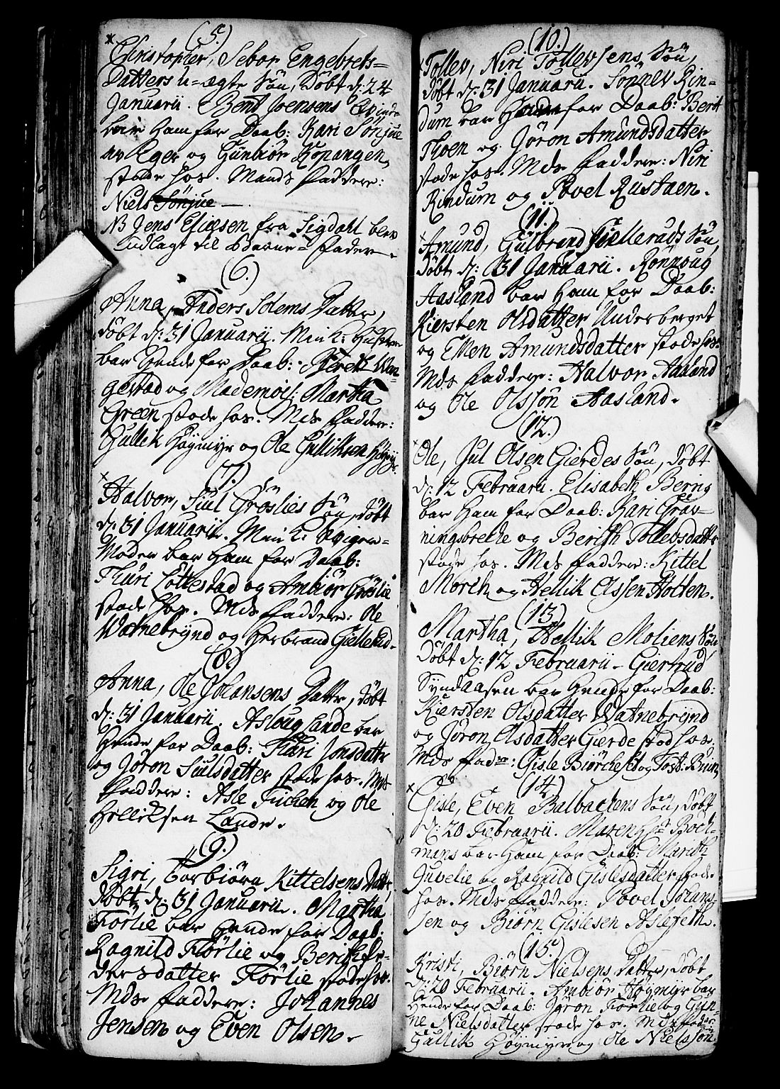 Flesberg kirkebøker, AV/SAKO-A-18/F/Fa/L0002: Parish register (official) no. I 2, 1726-1747