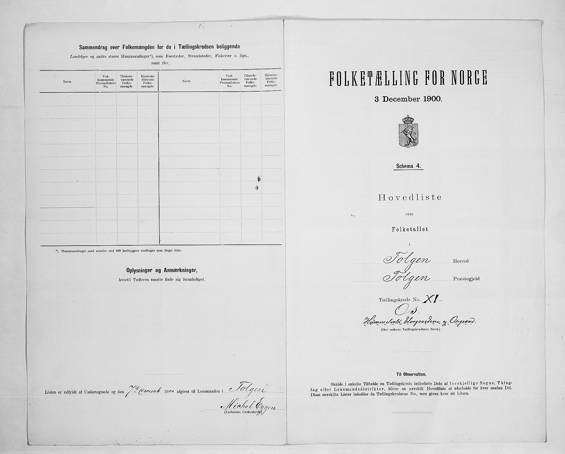 SAH, 1900 census for Tolga, 1900, p. 49