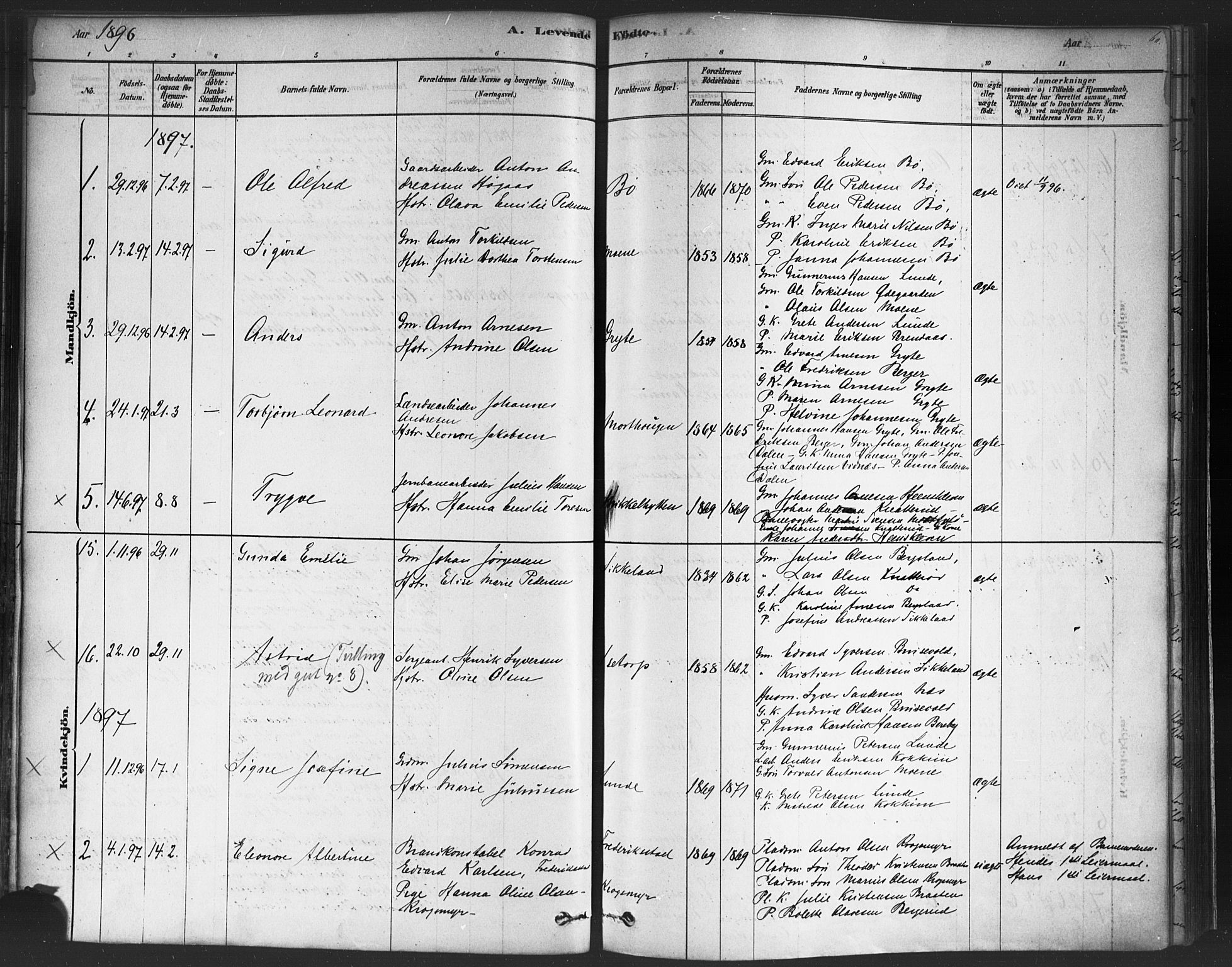 Varteig prestekontor Kirkebøker, SAO/A-10447a/F/Fa/L0002: Parish register (official) no. 2, 1878-1899, p. 60