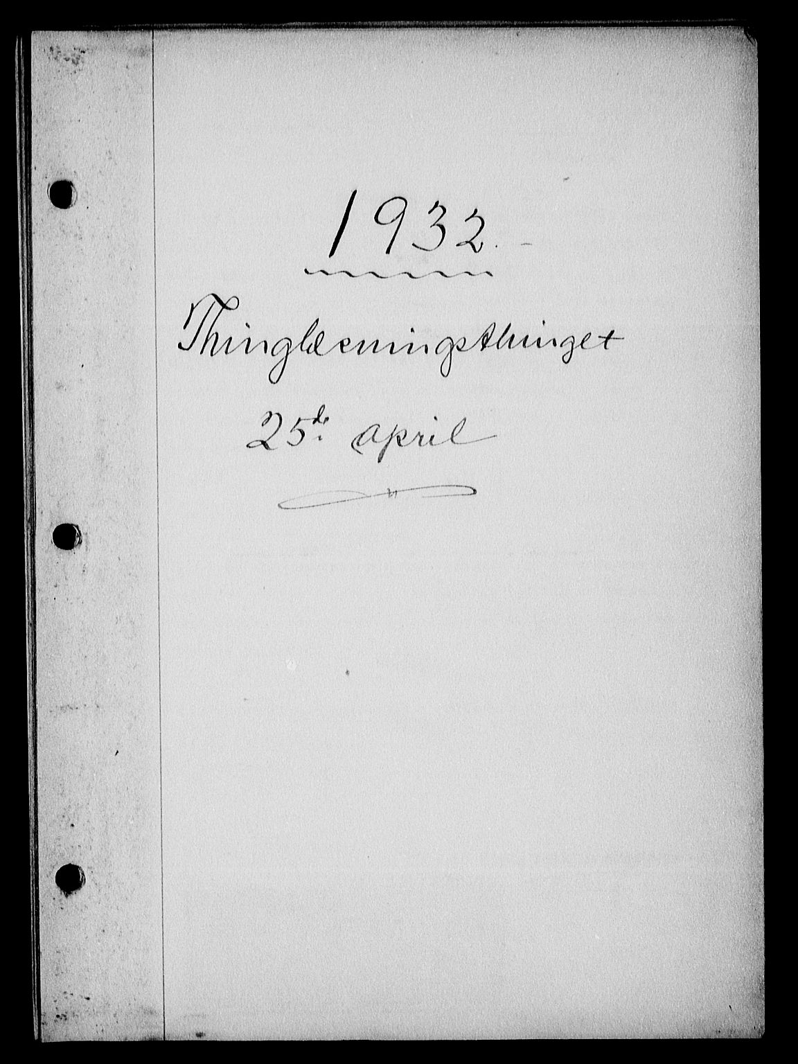 Setesdal sorenskriveri, SAK/1221-0011/G/Gb/L0029: Mortgage book no. 28, 1932-1933, Deed date: 01.04.1932