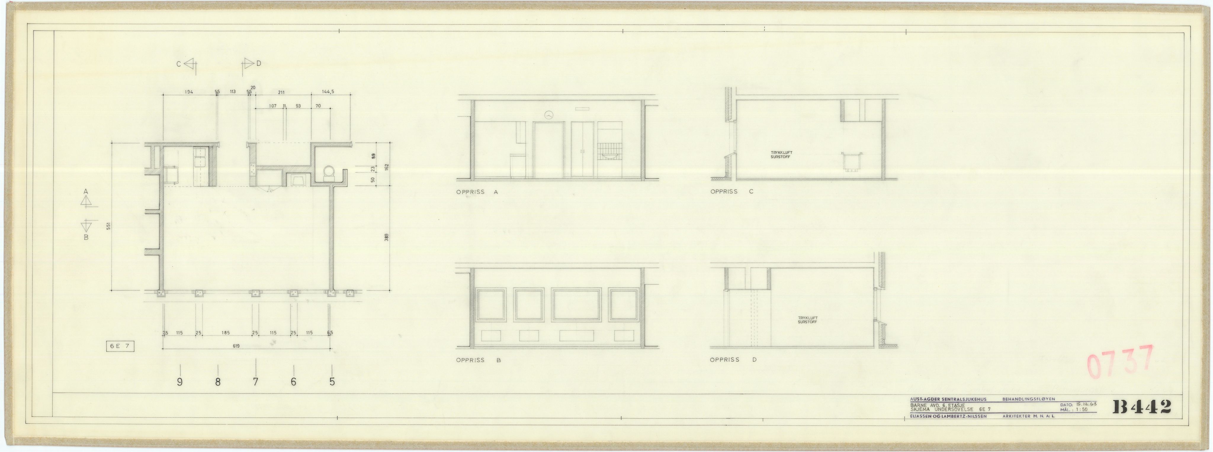 Eliassen og Lambertz-Nilssen Arkitekter, AAKS/PA-2983/T/T02/L0007: Tegningskogger 0737, 1967-1972, p. 42