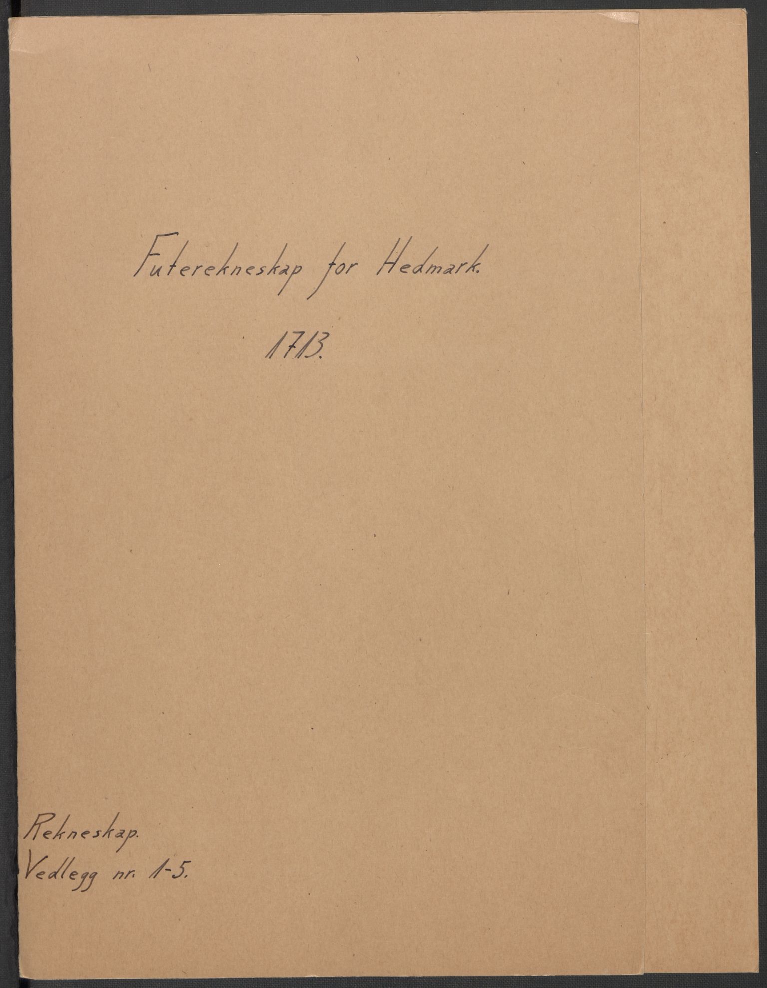 Rentekammeret inntil 1814, Reviderte regnskaper, Fogderegnskap, RA/EA-4092/R16/L1050: Fogderegnskap Hedmark, 1713, p. 2