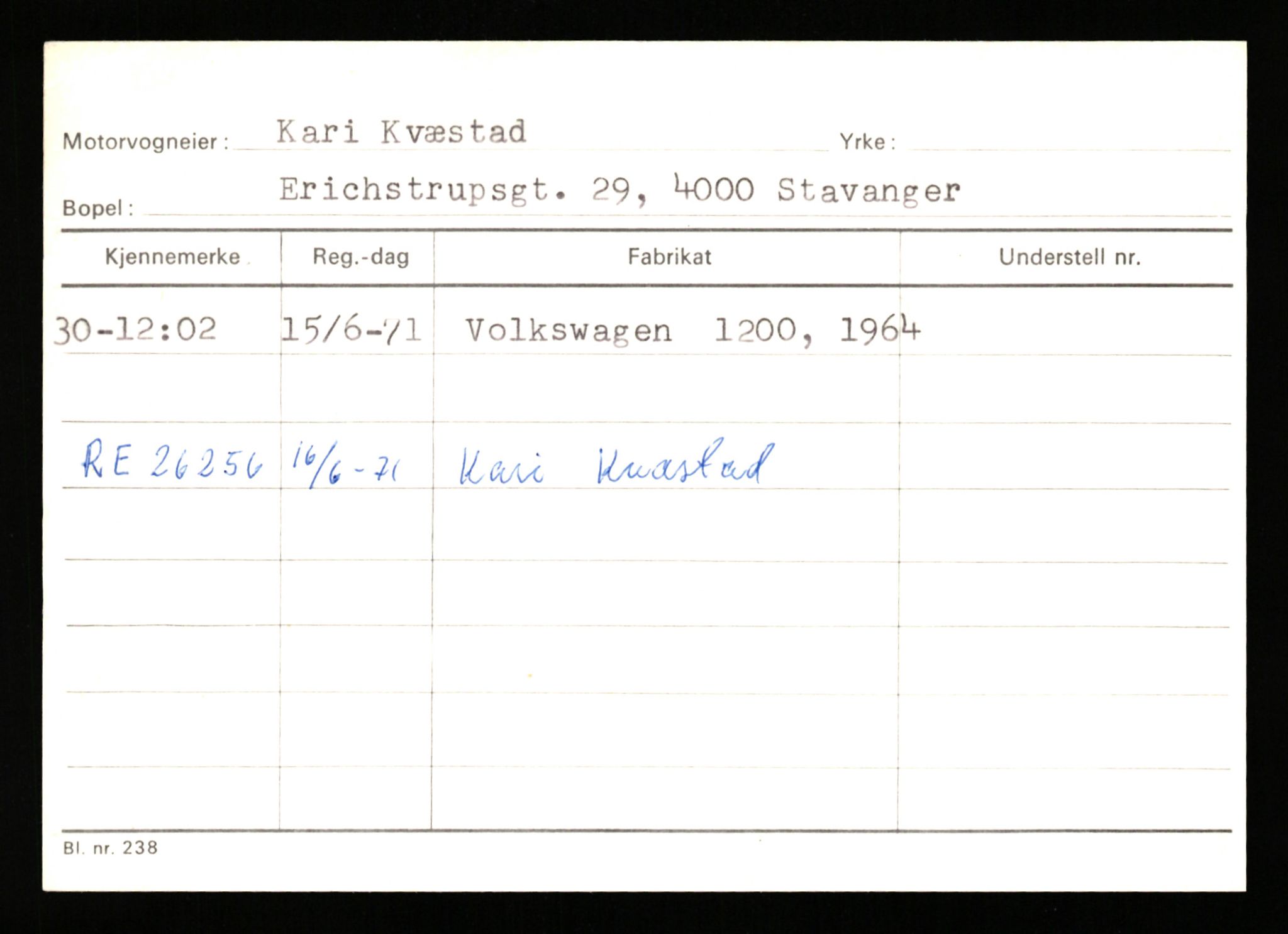 Stavanger trafikkstasjon, AV/SAST-A-101942/0/G/L0011: Registreringsnummer: 240000 - 363477, 1930-1971, p. 1281