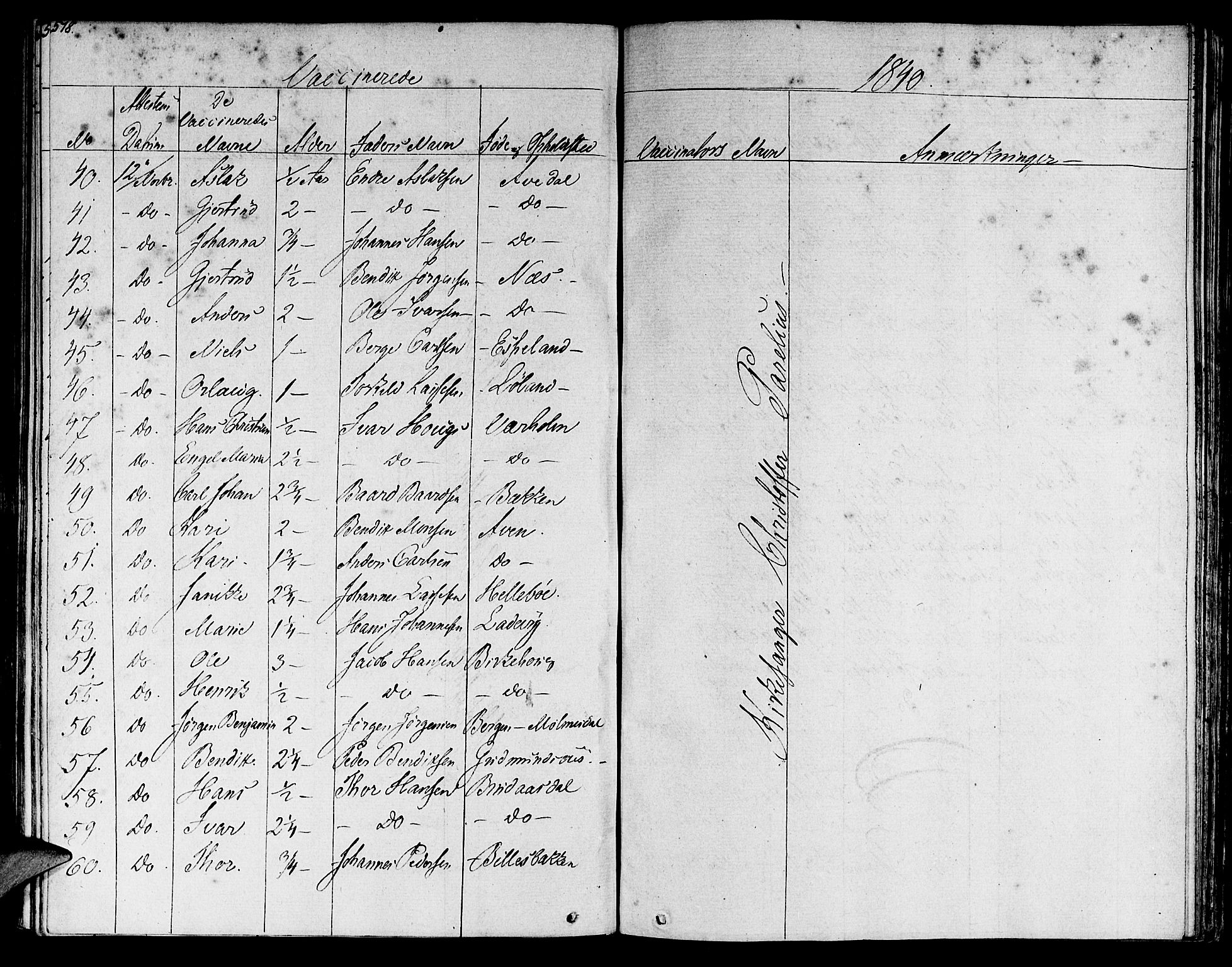 Lavik sokneprestembete, AV/SAB-A-80901: Parish register (official) no. A 2II, 1821-1842, p. 578