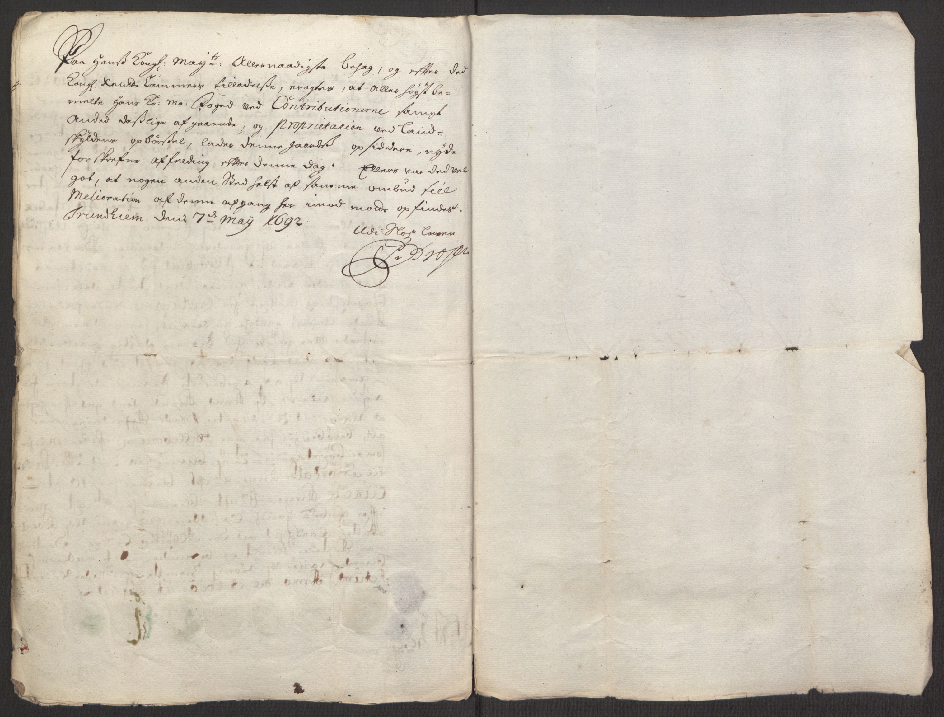 Rentekammeret inntil 1814, Reviderte regnskaper, Fogderegnskap, AV/RA-EA-4092/R62/L4185: Fogderegnskap Stjørdal og Verdal, 1692, p. 222