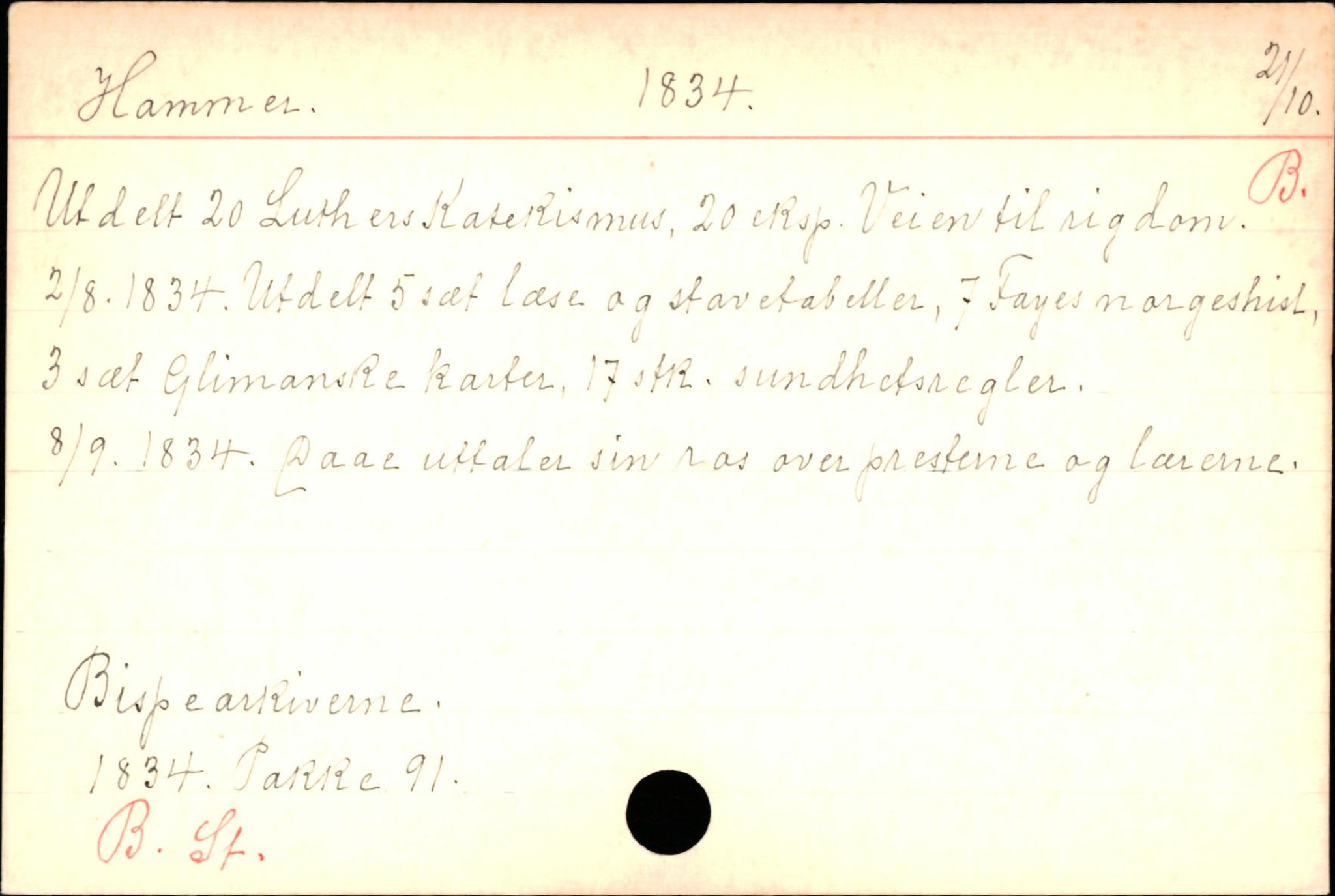 Haugen, Johannes - lærer, AV/SAB-SAB/PA-0036/01/L0001: Om klokkere og lærere, 1521-1904, p. 4816
