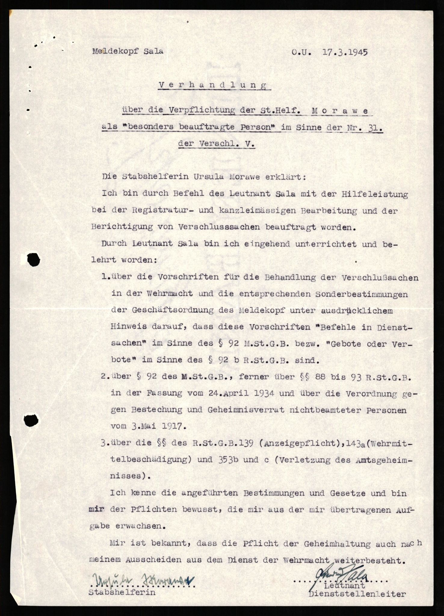 Forsvaret, Forsvarets overkommando II, RA/RAFA-3915/D/Db/L0022: CI Questionaires. Tyske okkupasjonsstyrker i Norge. Tyskere., 1945-1946, p. 212