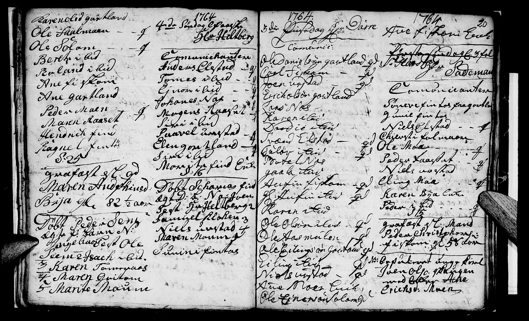 Ministerialprotokoller, klokkerbøker og fødselsregistre - Nord-Trøndelag, SAT/A-1458/759/L0526: Parish register (official) no. 759A02, 1758-1765, p. 20