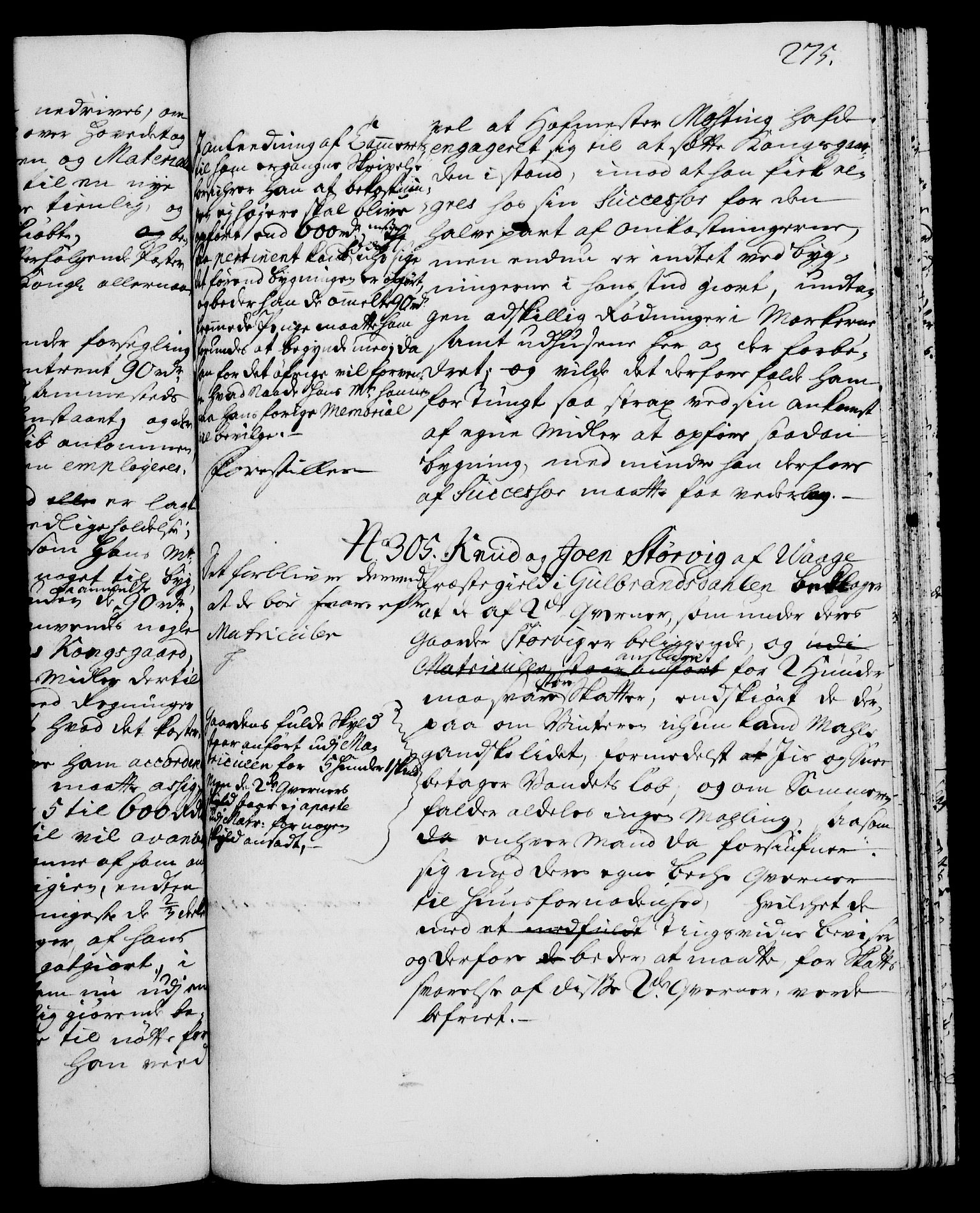 Rentekammeret, Kammerkanselliet, RA/EA-3111/G/Gh/Gha/L0013: Norsk ekstraktmemorialprotokoll (merket RK 53.58), 1731, p. 275