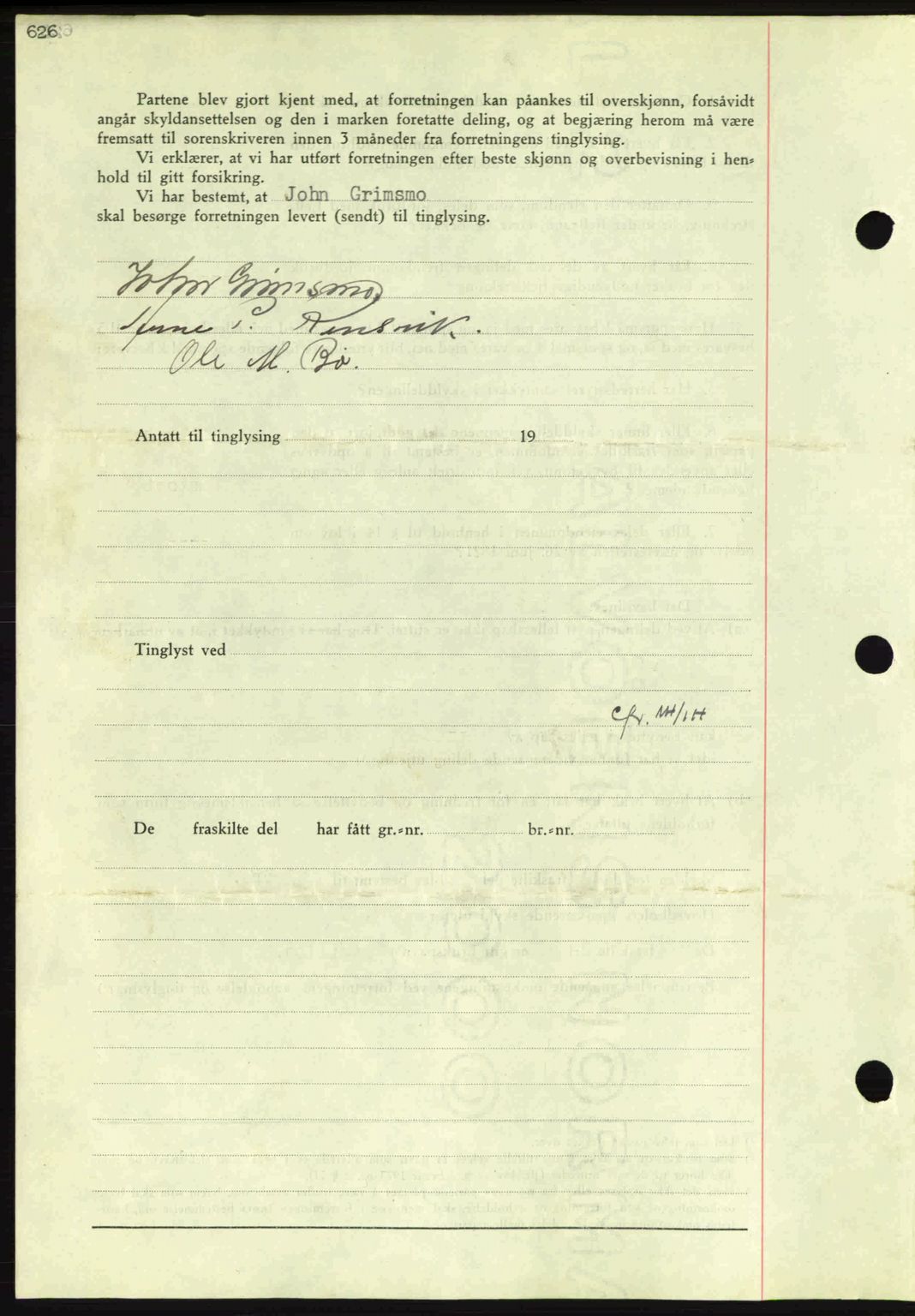 Nordmøre sorenskriveri, AV/SAT-A-4132/1/2/2Ca: Mortgage book no. A81, 1937-1937, Diary no: : 1168/1937