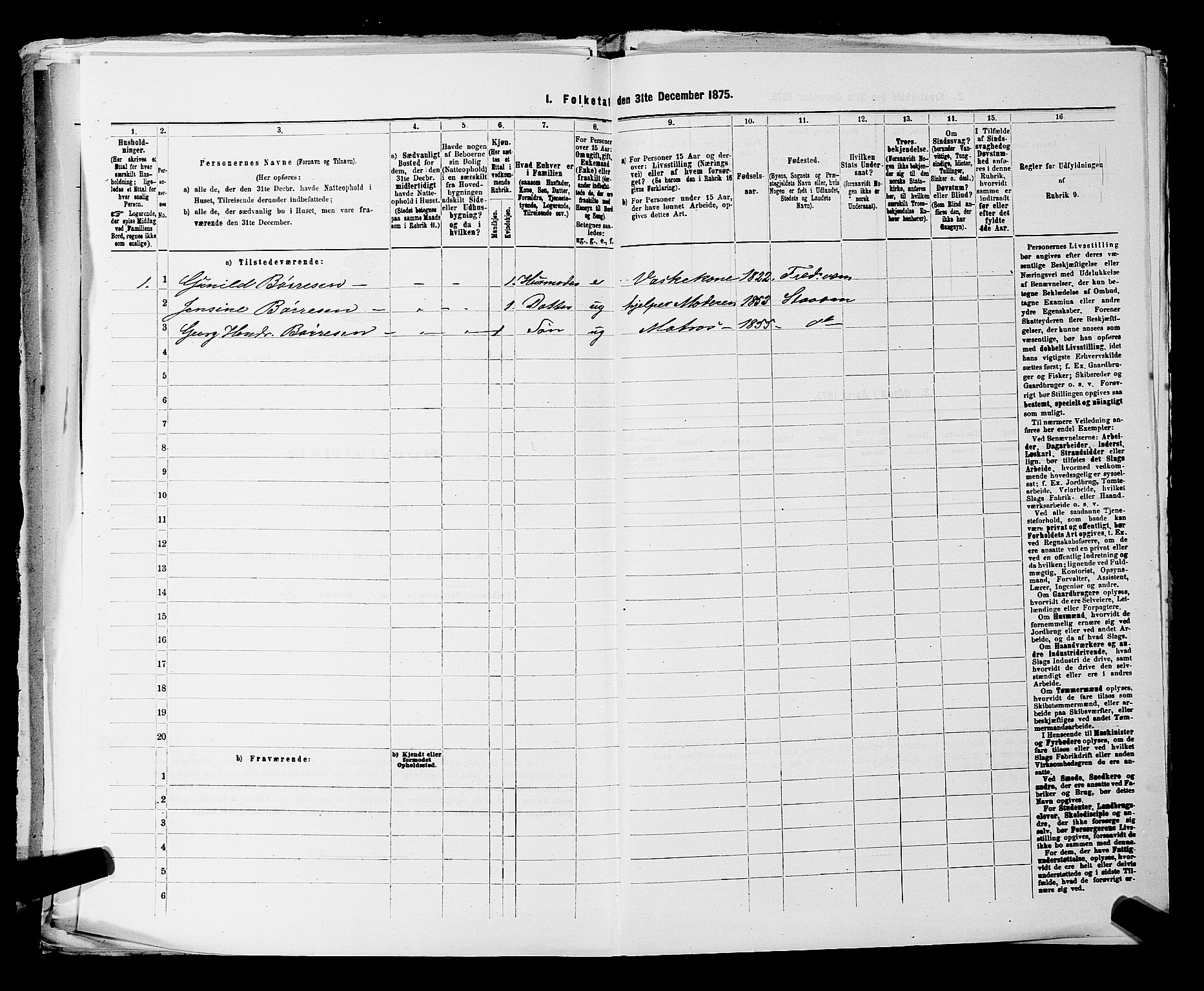 SAKO, 1875 census for 0798P Fredriksvern, 1875, p. 191