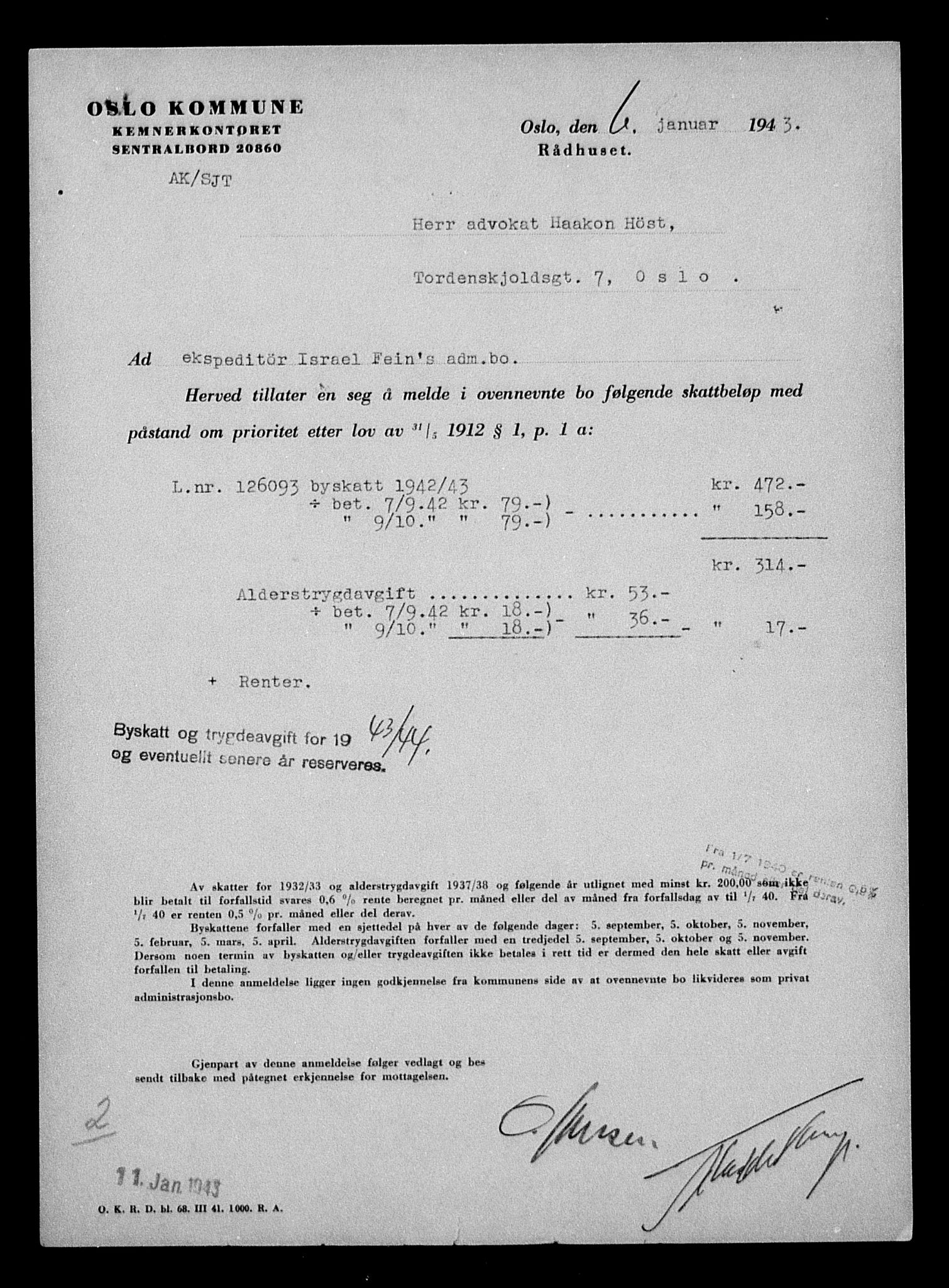 Justisdepartementet, Tilbakeføringskontoret for inndratte formuer, AV/RA-S-1564/H/Hc/Hcc/L0933: --, 1945-1947, p. 597