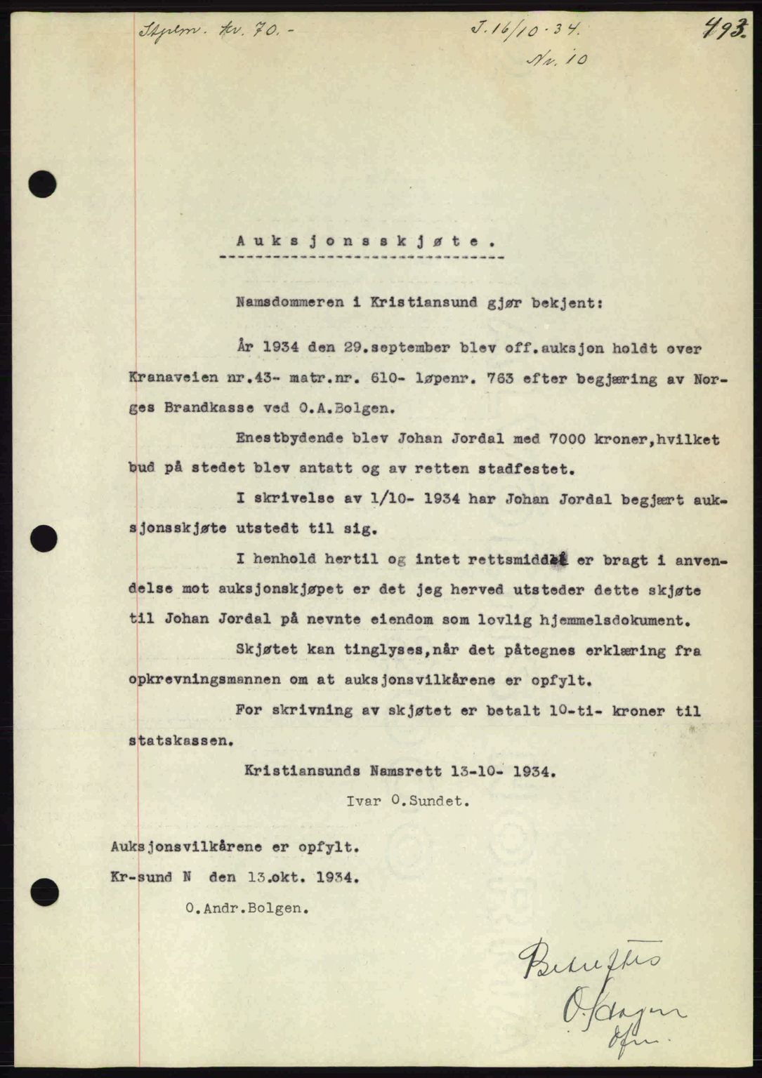 Kristiansund byfogd, AV/SAT-A-4587/A/27: Mortgage book no. 27, 1933-1934, Deed date: 16.10.1934