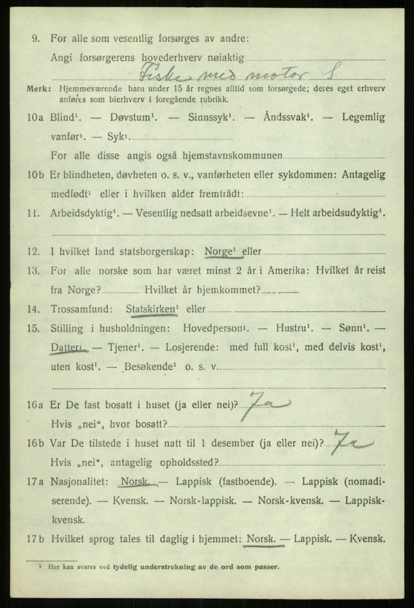 SATØ, 1920 census for Lenvik, 1920, p. 5659