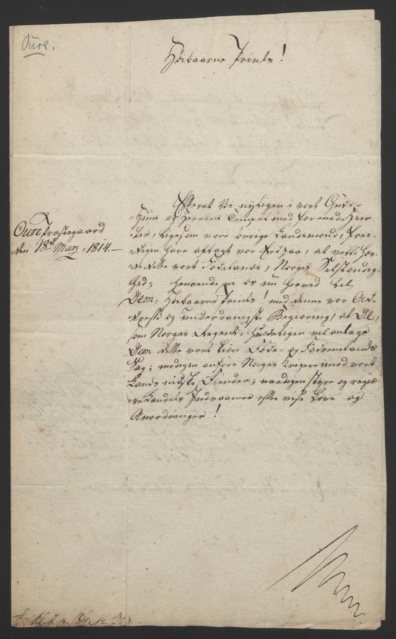 Statsrådssekretariatet, AV/RA-S-1001/D/Db/L0008: Fullmakter for Eidsvollsrepresentantene i 1814. , 1814, p. 355