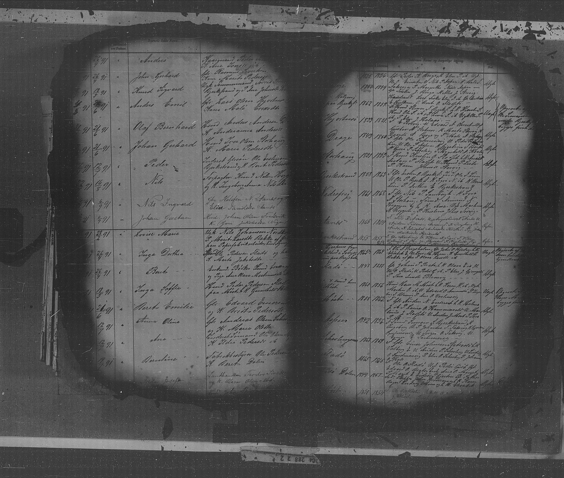 Kristiansund sokneprestkontor, AV/SAT-A-1068/1/I/I1: Parish register (copy) no. 31, 1880-1918, p. 23