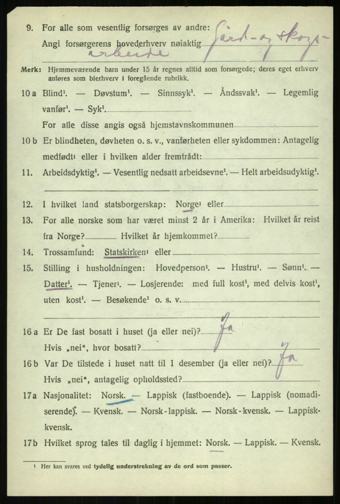 SATØ, 1920 census for Målselv, 1920, p. 2798