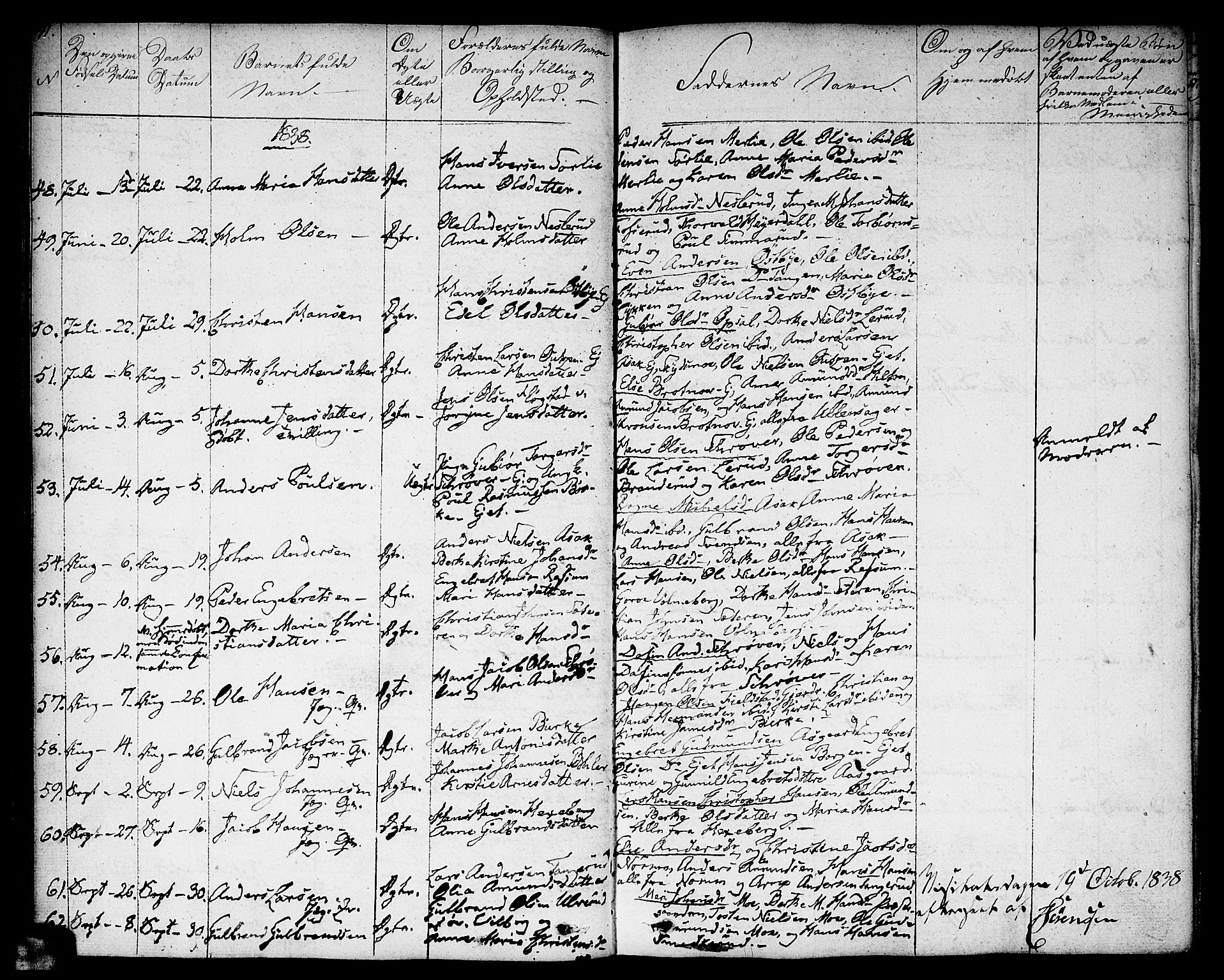 Sørum prestekontor Kirkebøker, AV/SAO-A-10303/F/Fa/L0004: Parish register (official) no. I 4, 1829-1845, p. 41