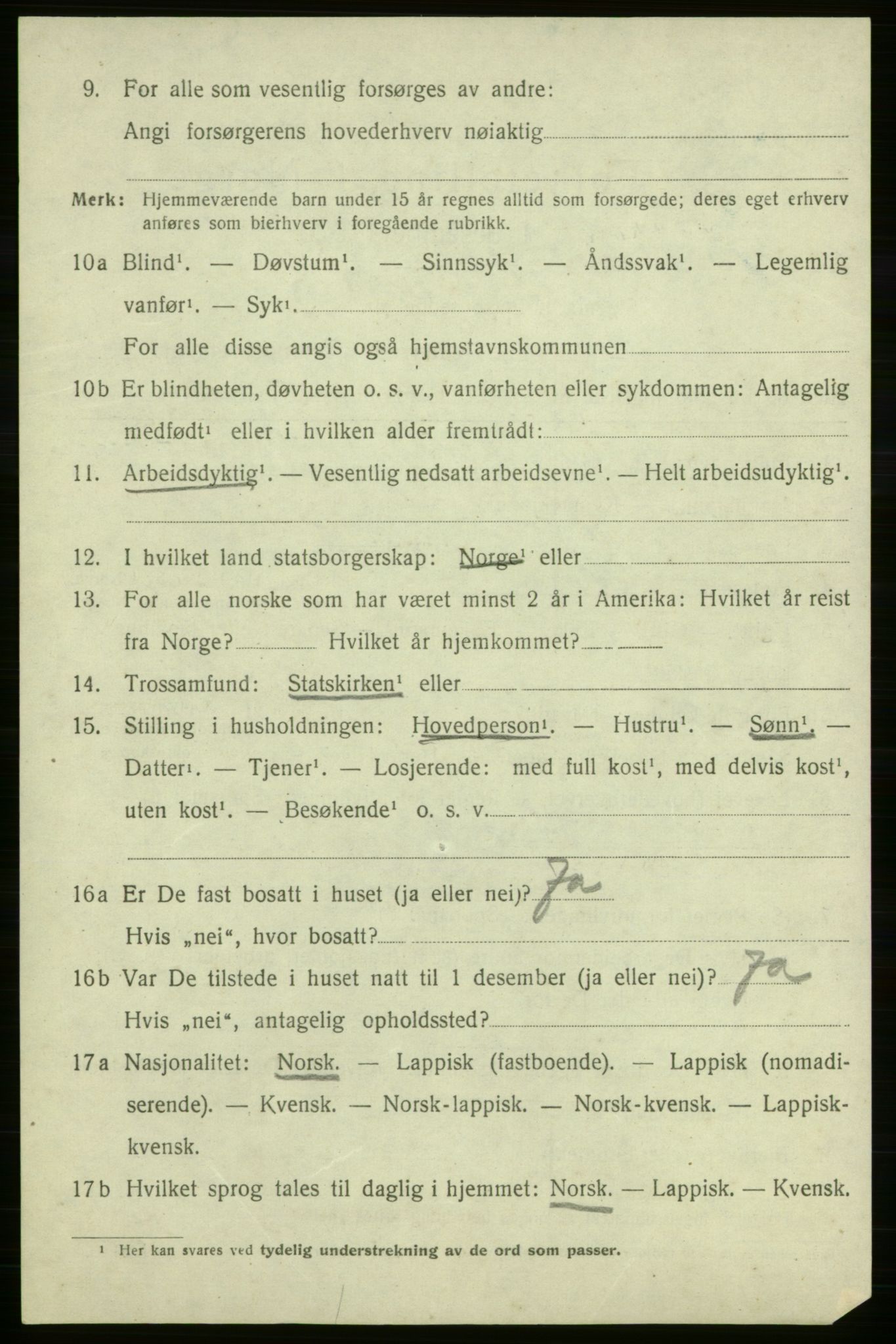 SATØ, 1920 census for Måsøy, 1920, p. 1607