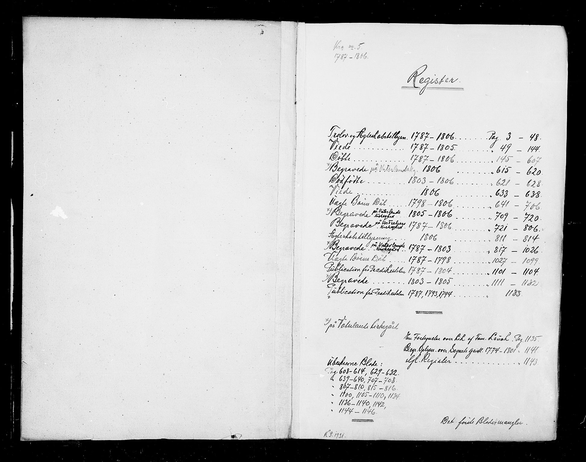 Oslo domkirke Kirkebøker, AV/SAO-A-10752/F/Fa/L0005: Parish register (official) no. 5, 1787-1806