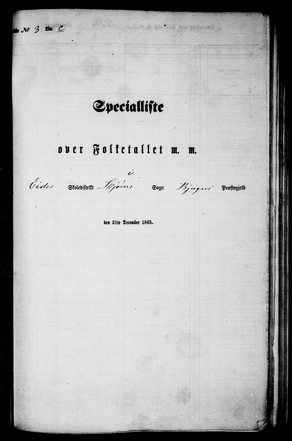 RA, 1865 census for Bjugn, 1865, p. 86