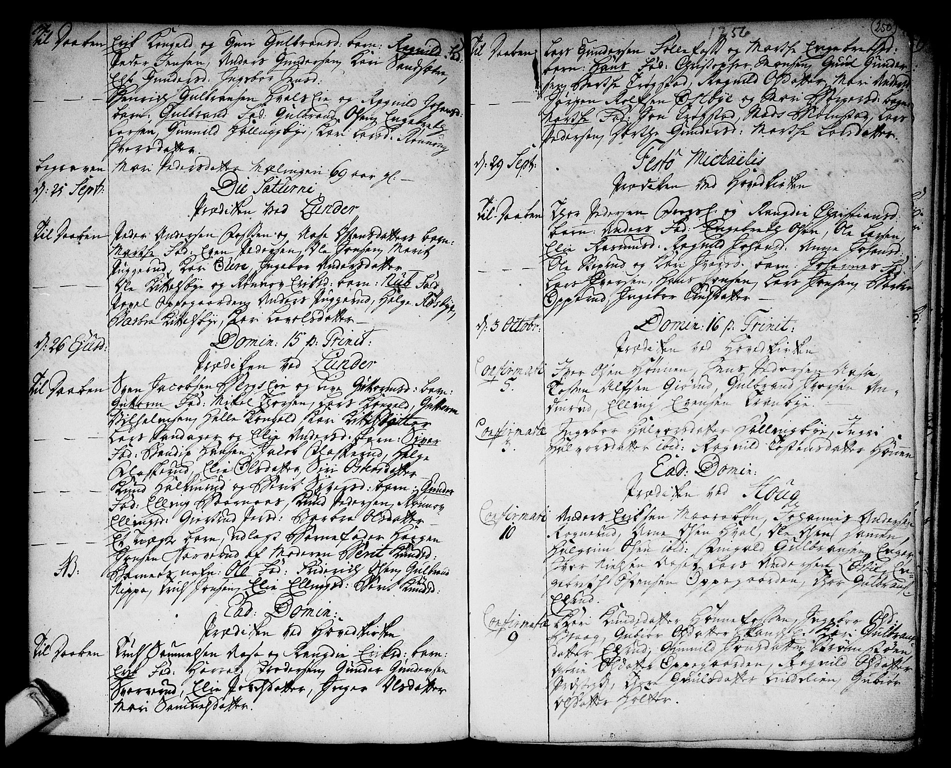 Norderhov kirkebøker, AV/SAKO-A-237/F/Fa/L0003a: Parish register (official) no. 3, 1740-1757, p. 250