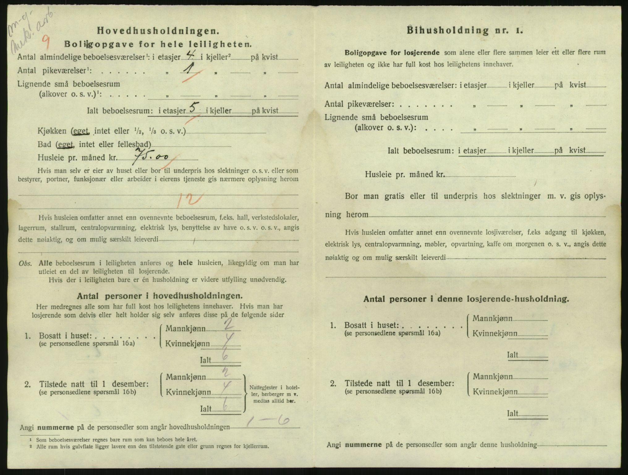 SAO, 1920 census for Kristiania, 1920, p. 116880