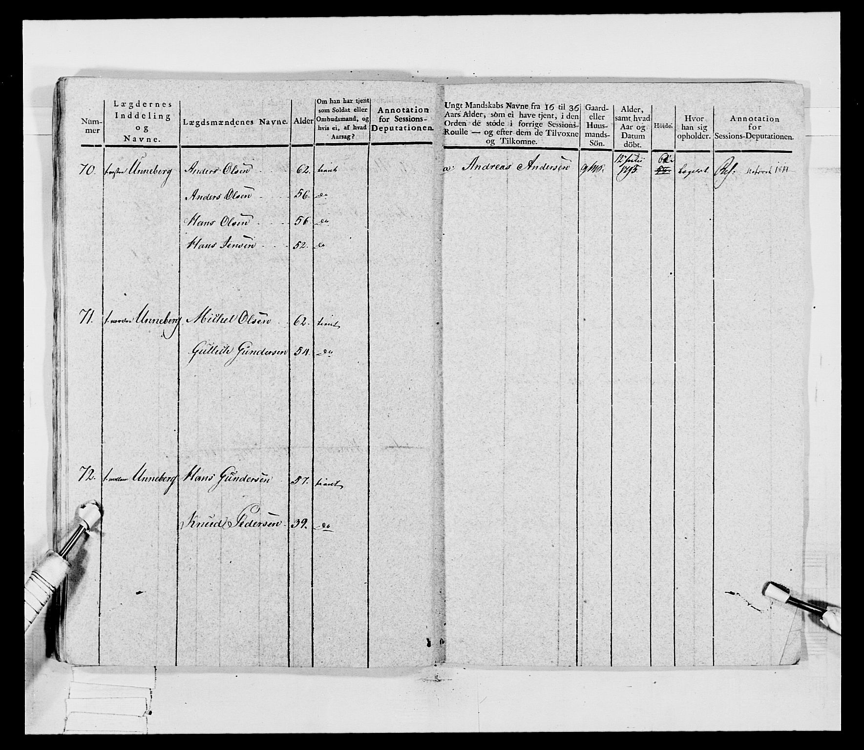 Generalitets- og kommissariatskollegiet, Det kongelige norske kommissariatskollegium, AV/RA-EA-5420/E/Eh/L0030c: Sønnafjelske gevorbne infanteriregiment, 1812, p. 40