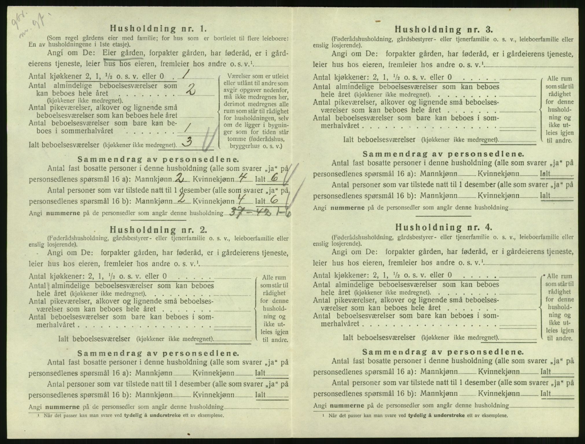 SAT, 1920 census for Syvde, 1920, p. 341