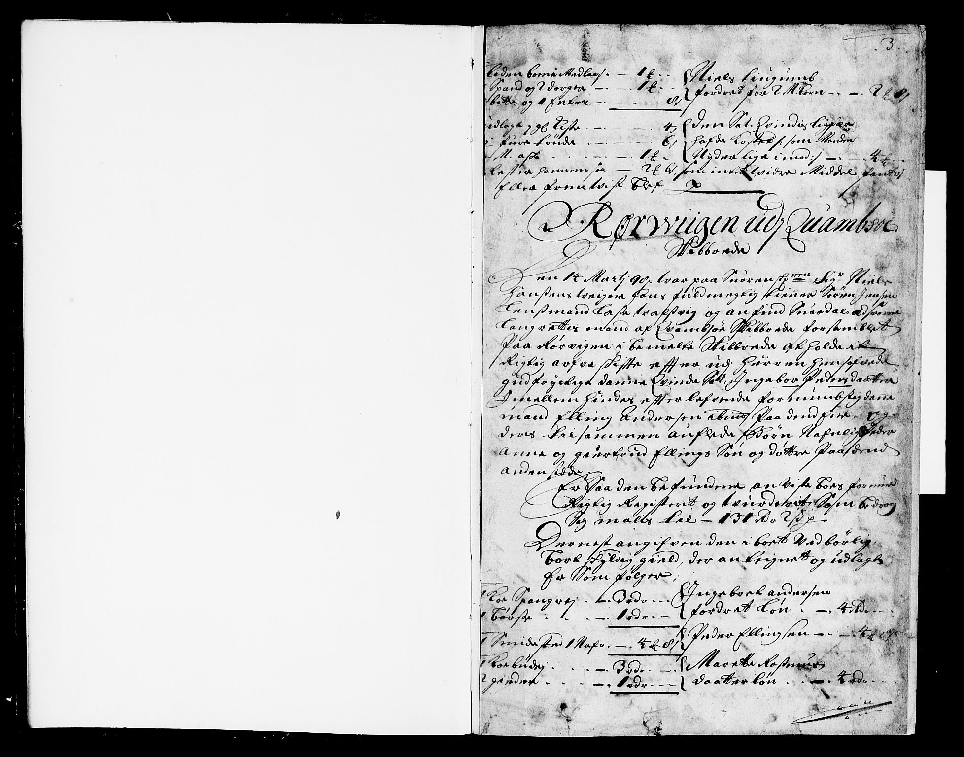 Ytre Sogn tingrett, AV/SAB-A-2601/1/H/Ha/L0001a: Skifteprotokoll, 1698-1700, p. 3b-4a