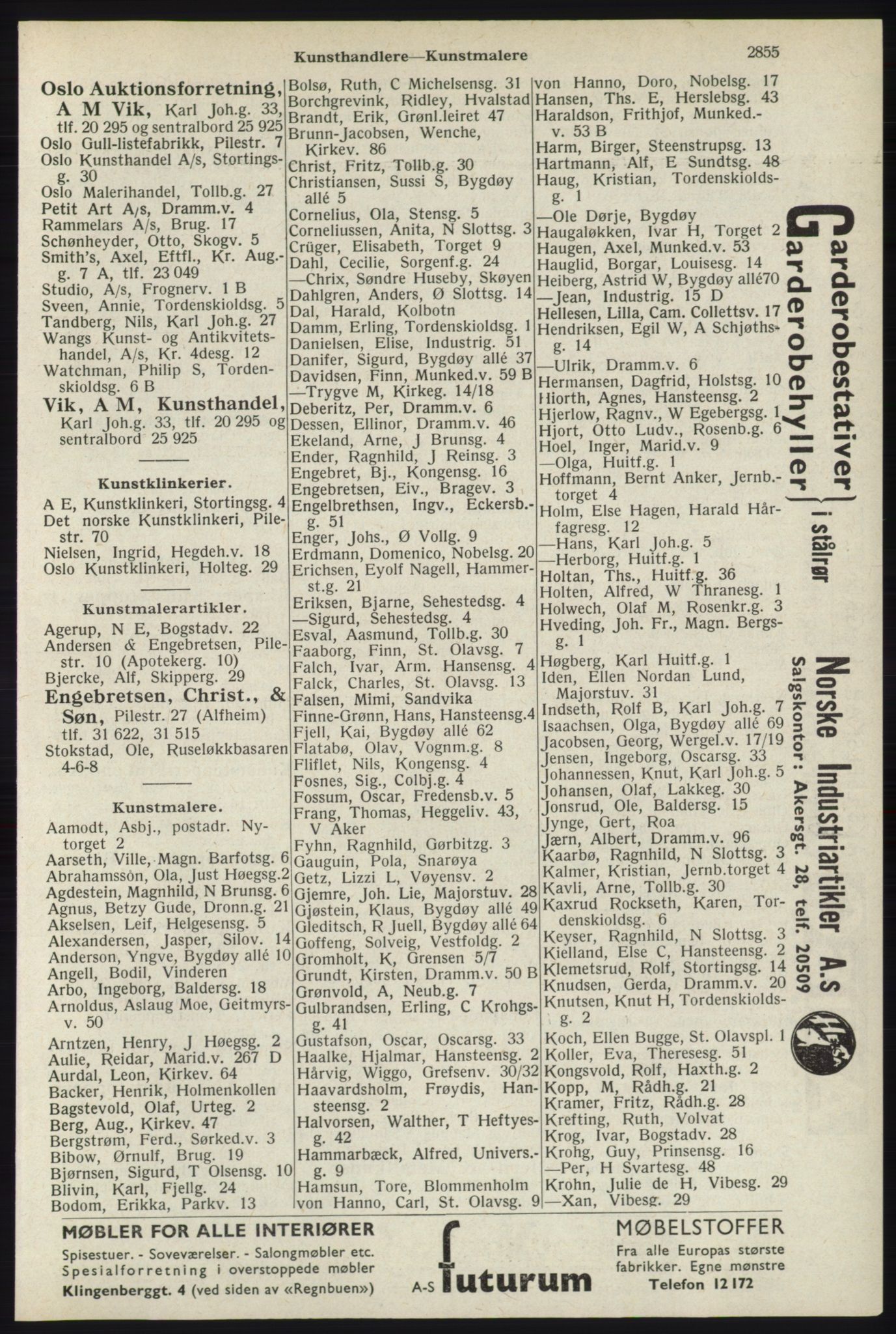 Kristiania/Oslo adressebok, PUBL/-, 1940, p. 2805