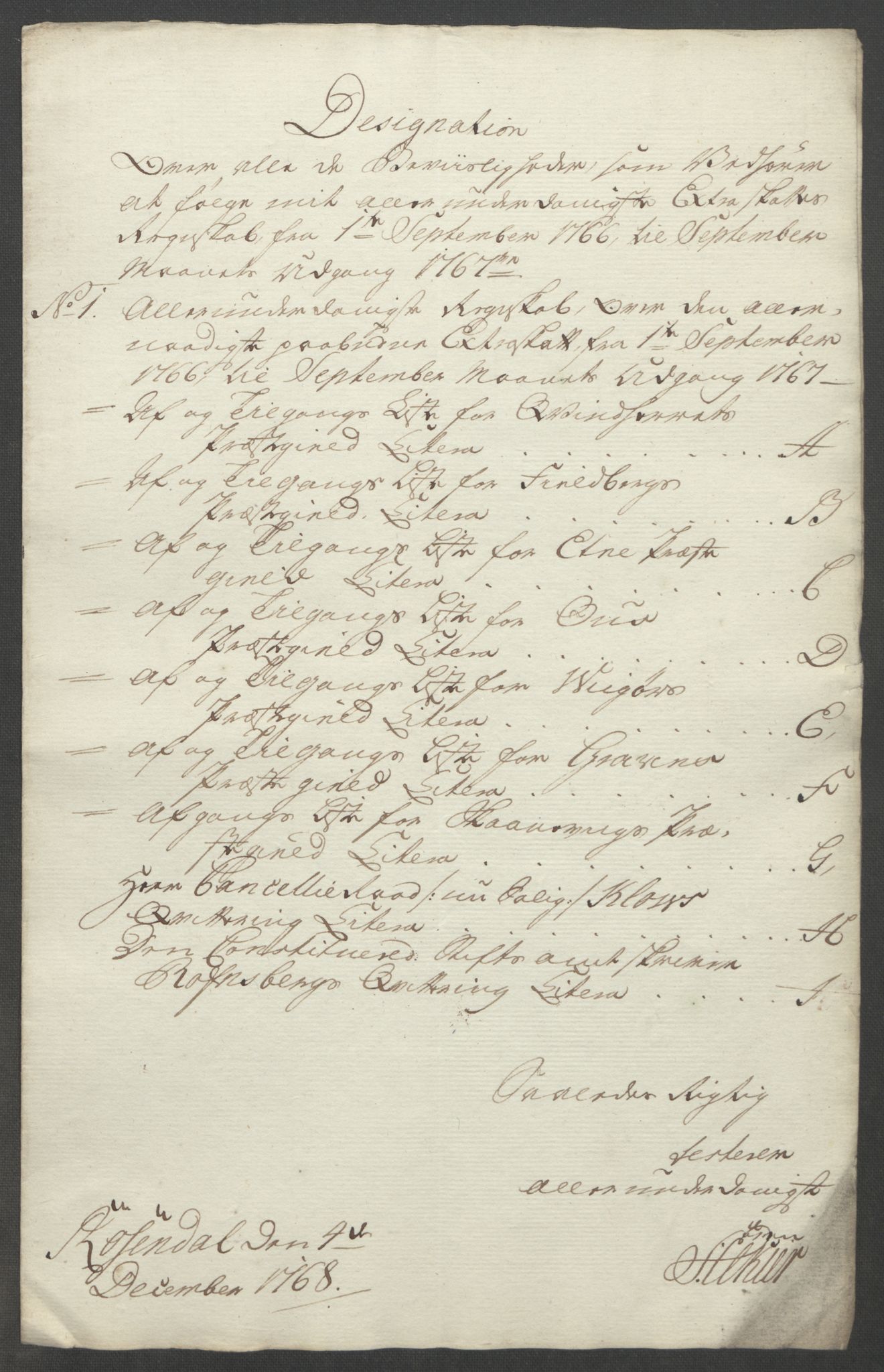 Rentekammeret inntil 1814, Reviderte regnskaper, Fogderegnskap, RA/EA-4092/R49/L3157: Ekstraskatten Rosendal Baroni, 1762-1772, p. 177