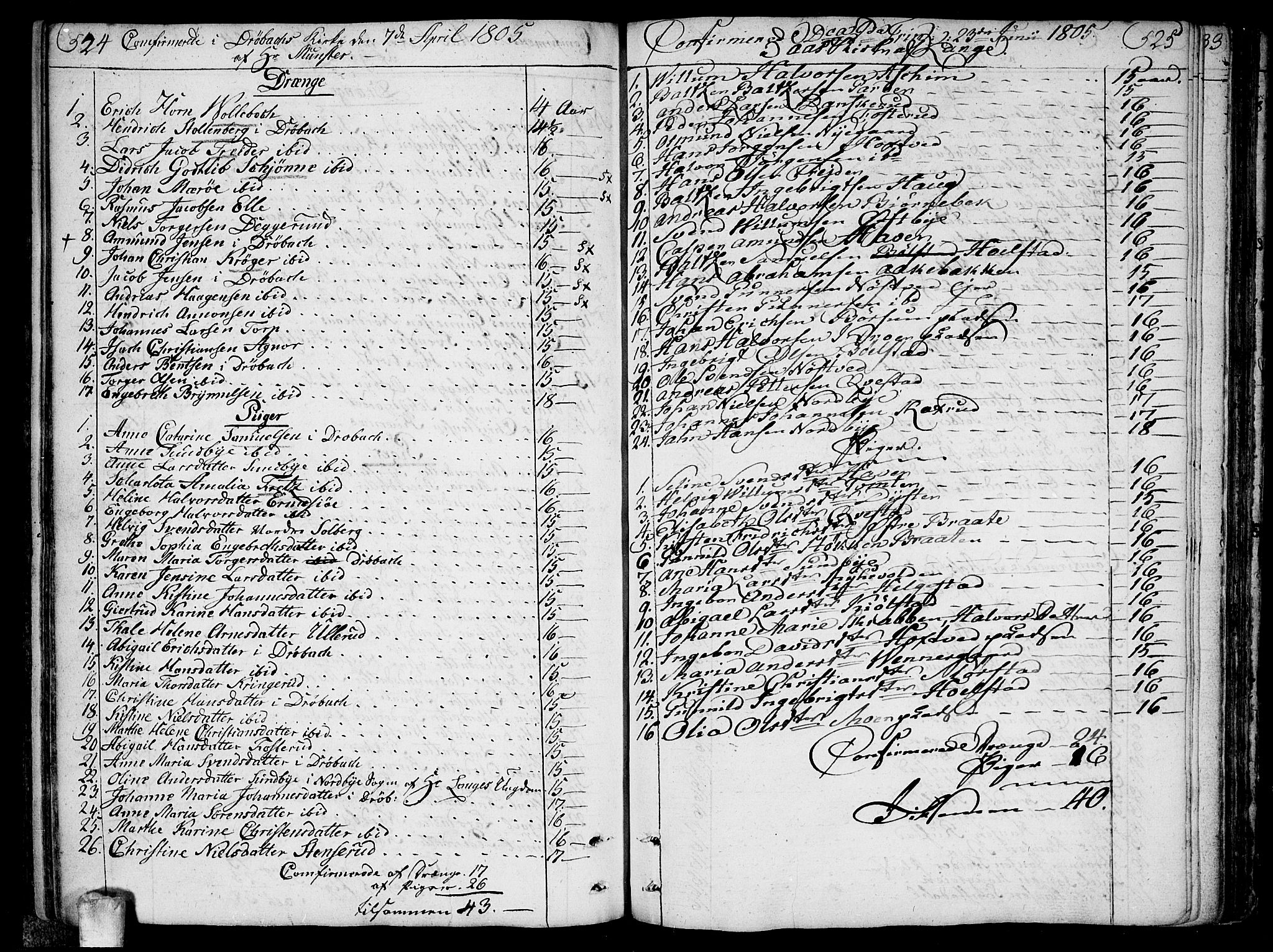 Ås prestekontor Kirkebøker, AV/SAO-A-10894/F/Fa/L0002: Parish register (official) no. I 2, 1778-1813, p. 524-525