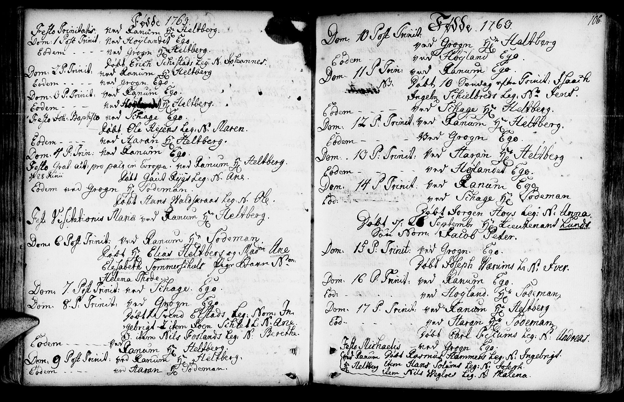 Ministerialprotokoller, klokkerbøker og fødselsregistre - Nord-Trøndelag, SAT/A-1458/764/L0542: Parish register (official) no. 764A02, 1748-1779, p. 106