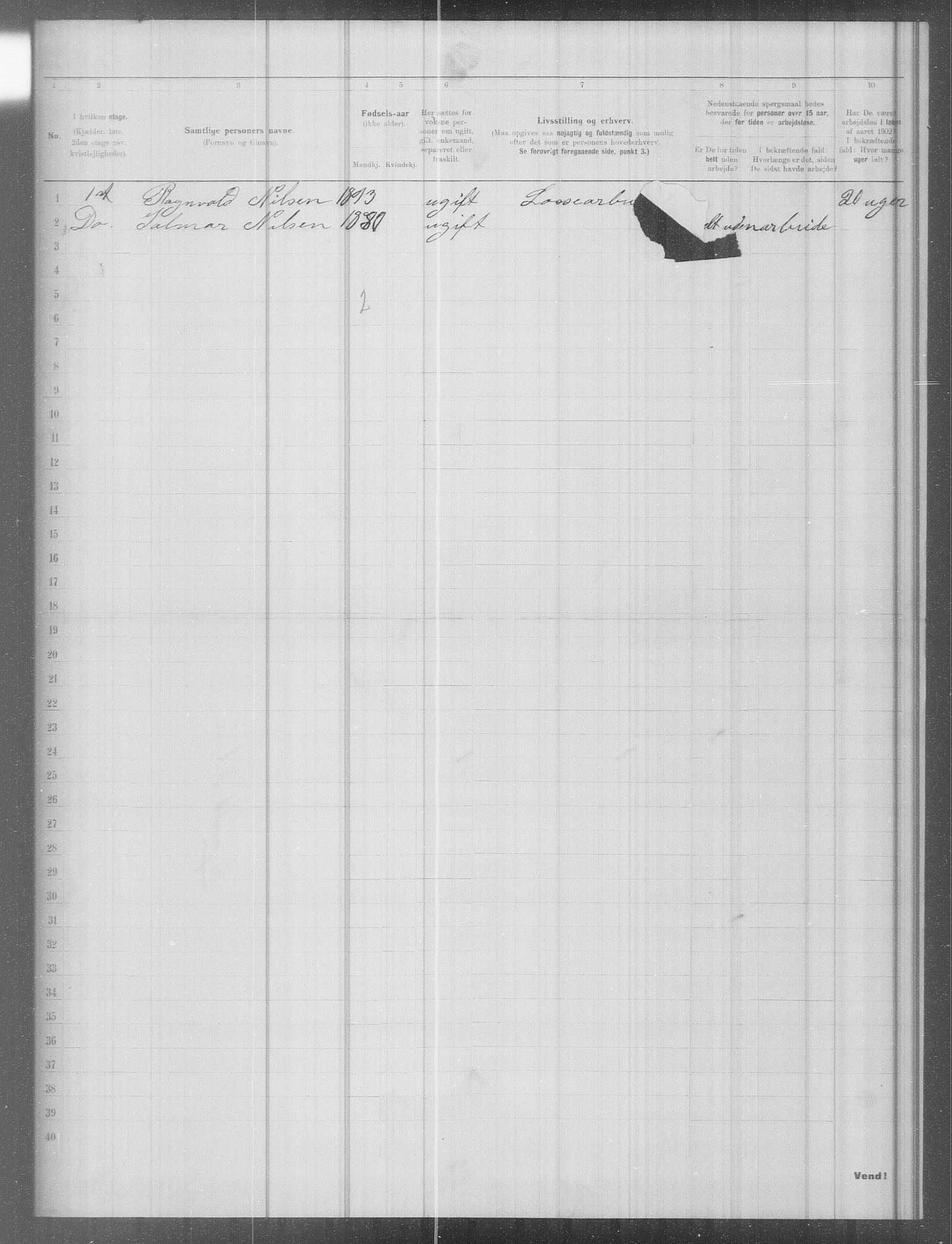 OBA, Municipal Census 1902 for Kristiania, 1902, p. 8364