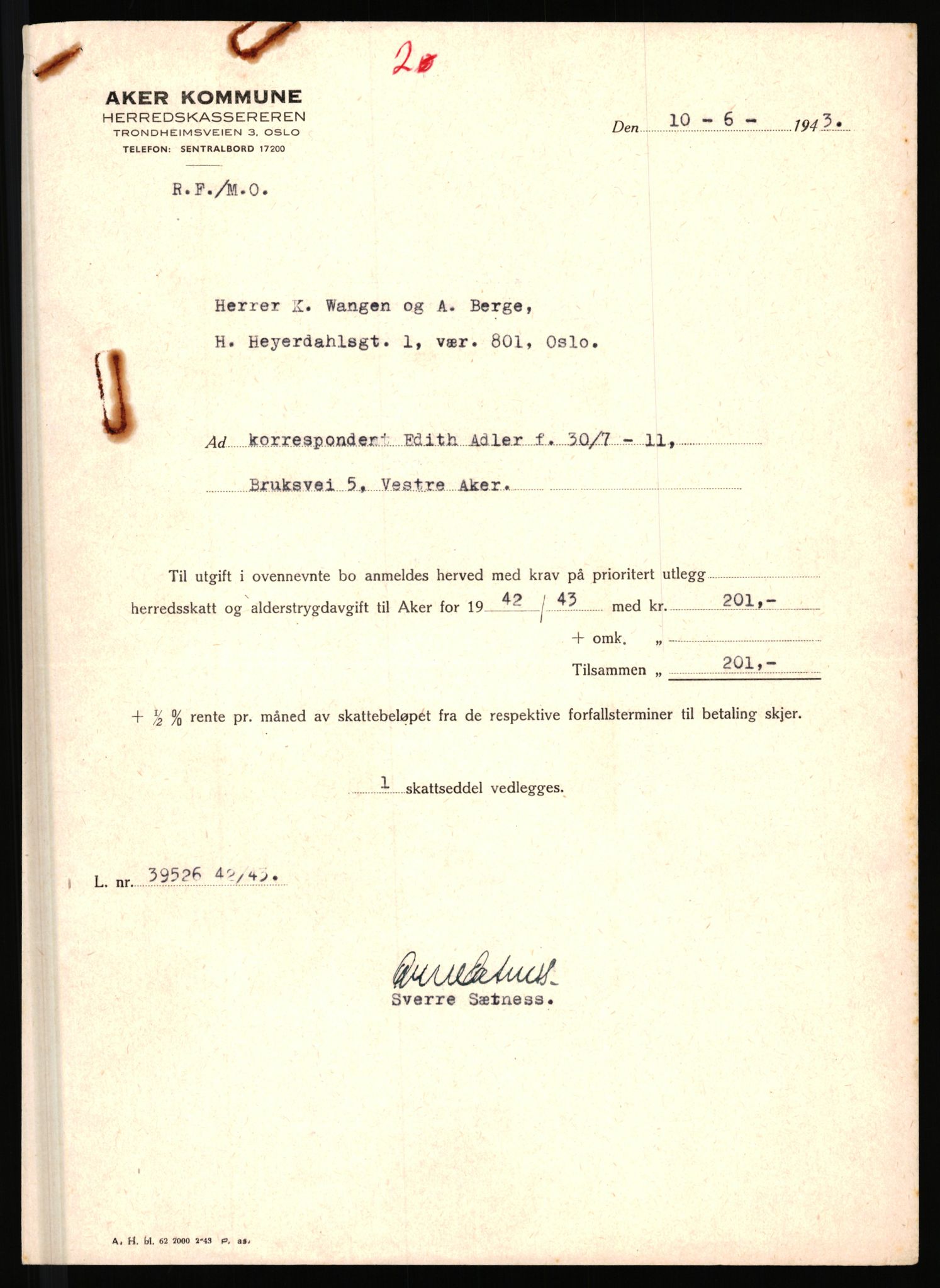 Justisdepartementet, Tilbakeføringskontoret for inndratte formuer, AV/RA-S-1564/H/Hc/Hcc/L0917: --, 1945-1947, p. 166