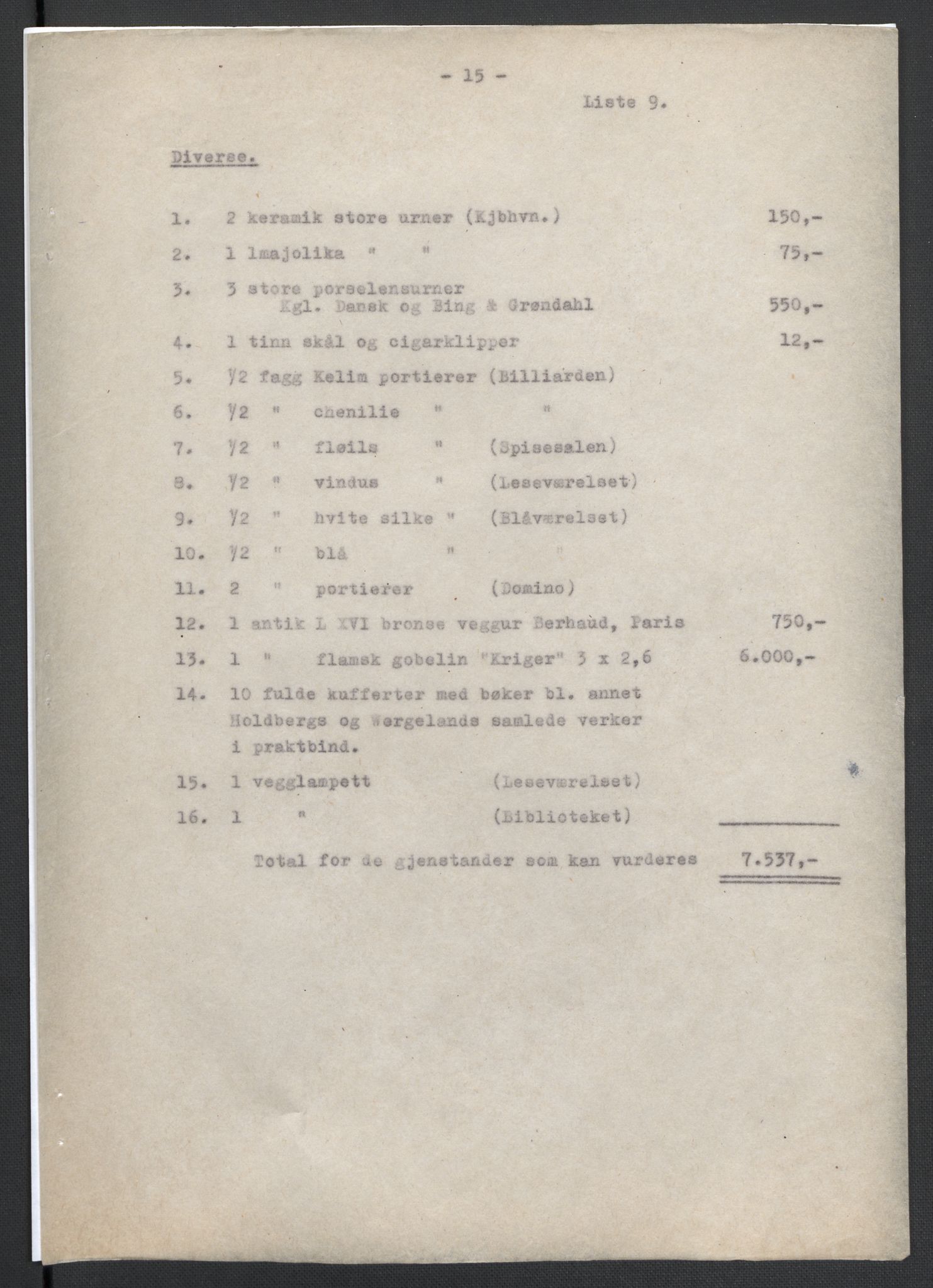 Landssvikarkivet, Oslo politikammer, AV/RA-S-3138-01/D/Da/L0003: Dnr. 29, 1945, p. 2813