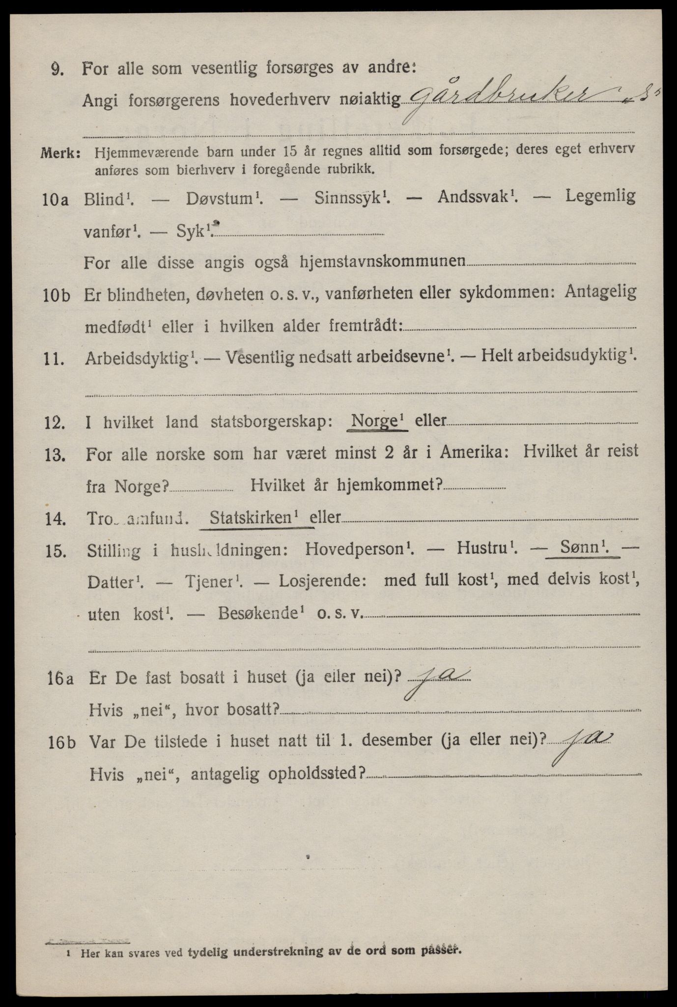 SAKO, 1920 census for Hjartdal, 1920, p. 2793