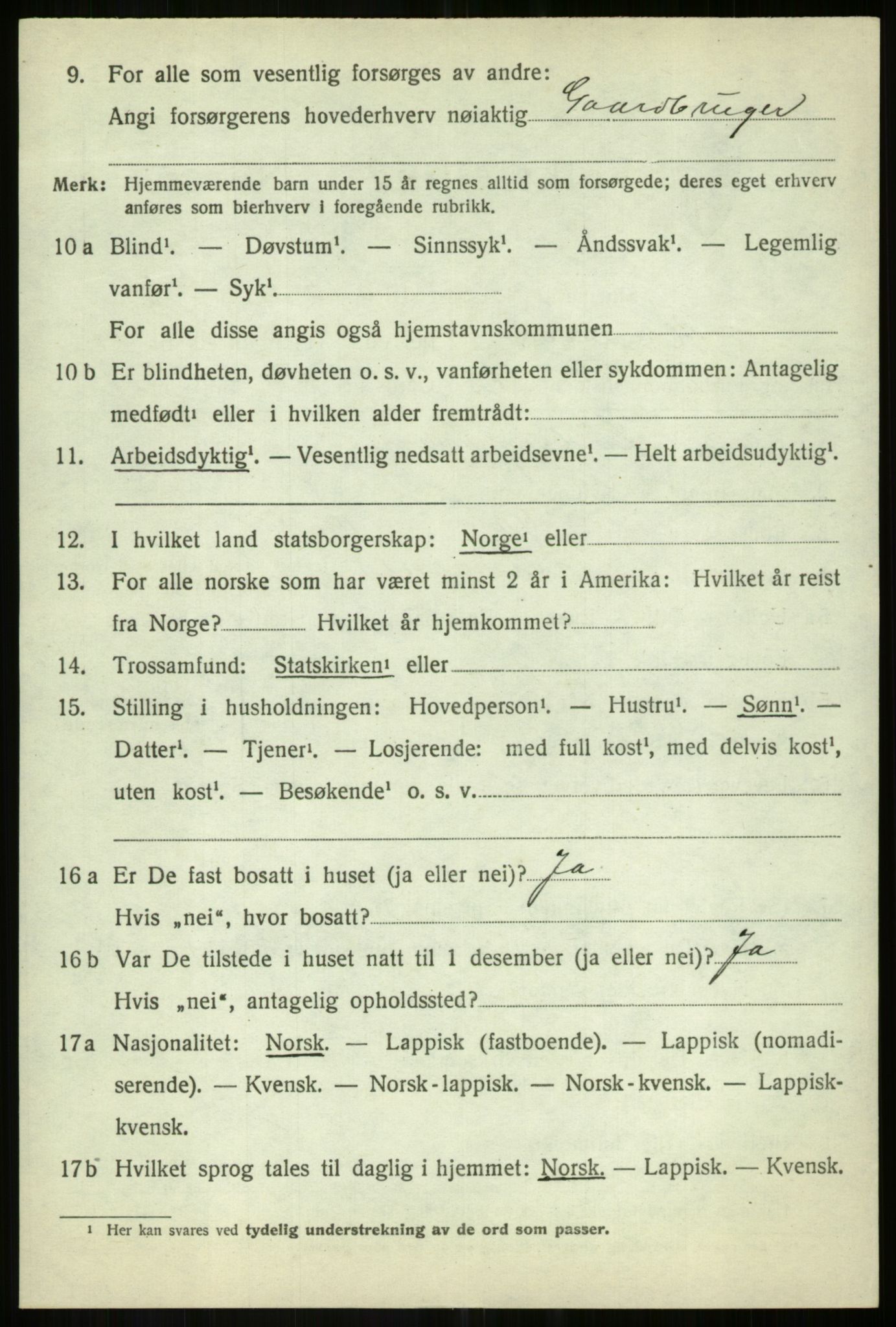 SATØ, 1920 census for Målselv, 1920, p. 7018