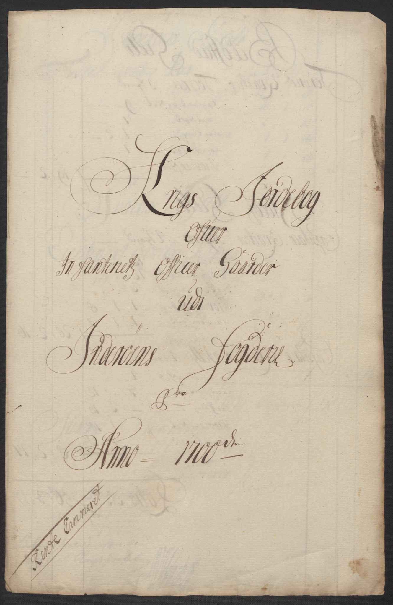 Rentekammeret inntil 1814, Reviderte regnskaper, Fogderegnskap, RA/EA-4092/R63/L4311: Fogderegnskap Inderøy, 1700, p. 157